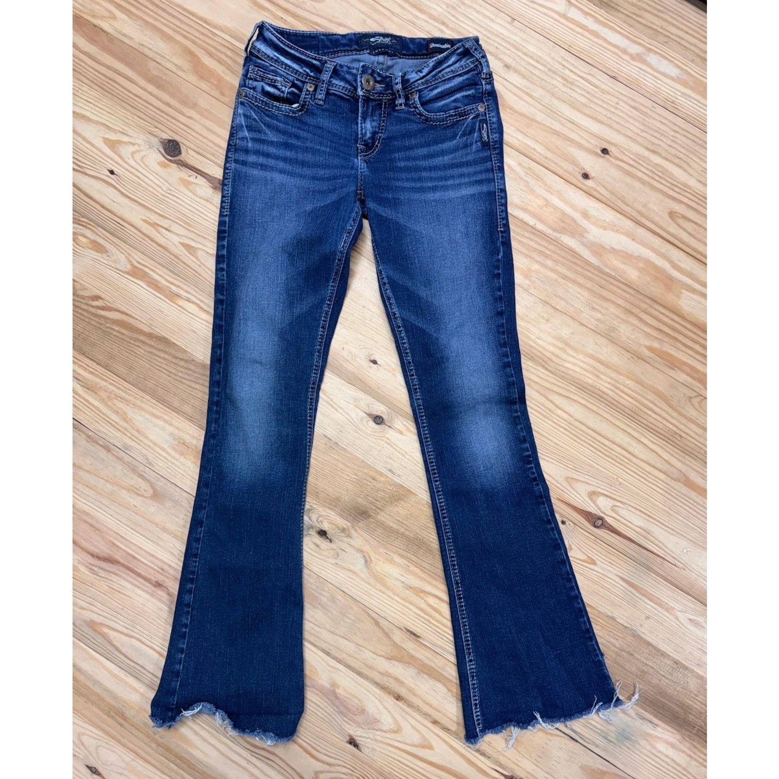 Silver Jeans Co. Silver Jeans Womens 25x29 Blue Denim Tuesday Slim Bootcut Size 25" / US 0 / IT 36 - 1 Thumbnail