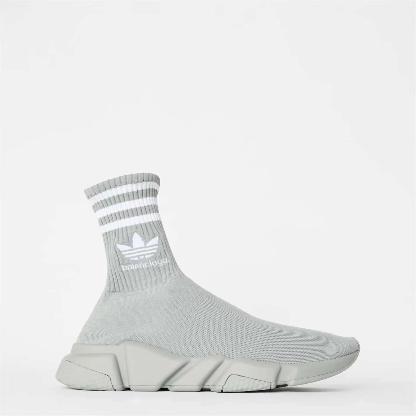 Adidas × Balenciaga o1g2r1mq0226 Speed Trainers In Grey/White Size US 7.5 / EU 40-41 - 1 Thumbnail