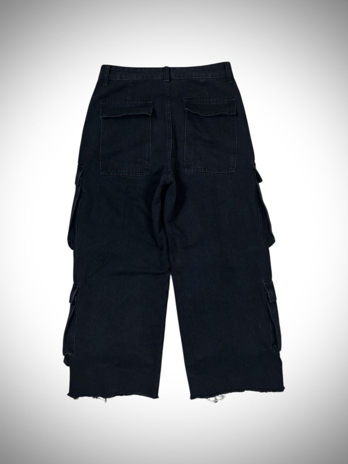 Japanese Brand ROMWE - Japanese Archives Grunge Punk Pocket Cargo Jeans Size US 29 - 5 Thumbnail