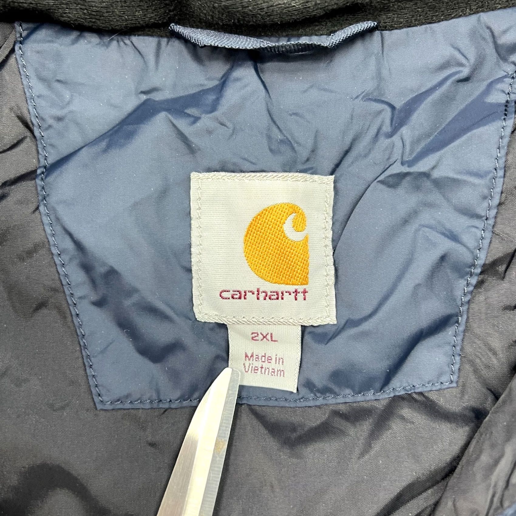 Carhartt Carhartt Rain Defender Gilliam Vest Mens 2XL United Airlines Navy Blue Full Zip Vest Size US XXL / EU 58 / 5 - 5 Thumbnail