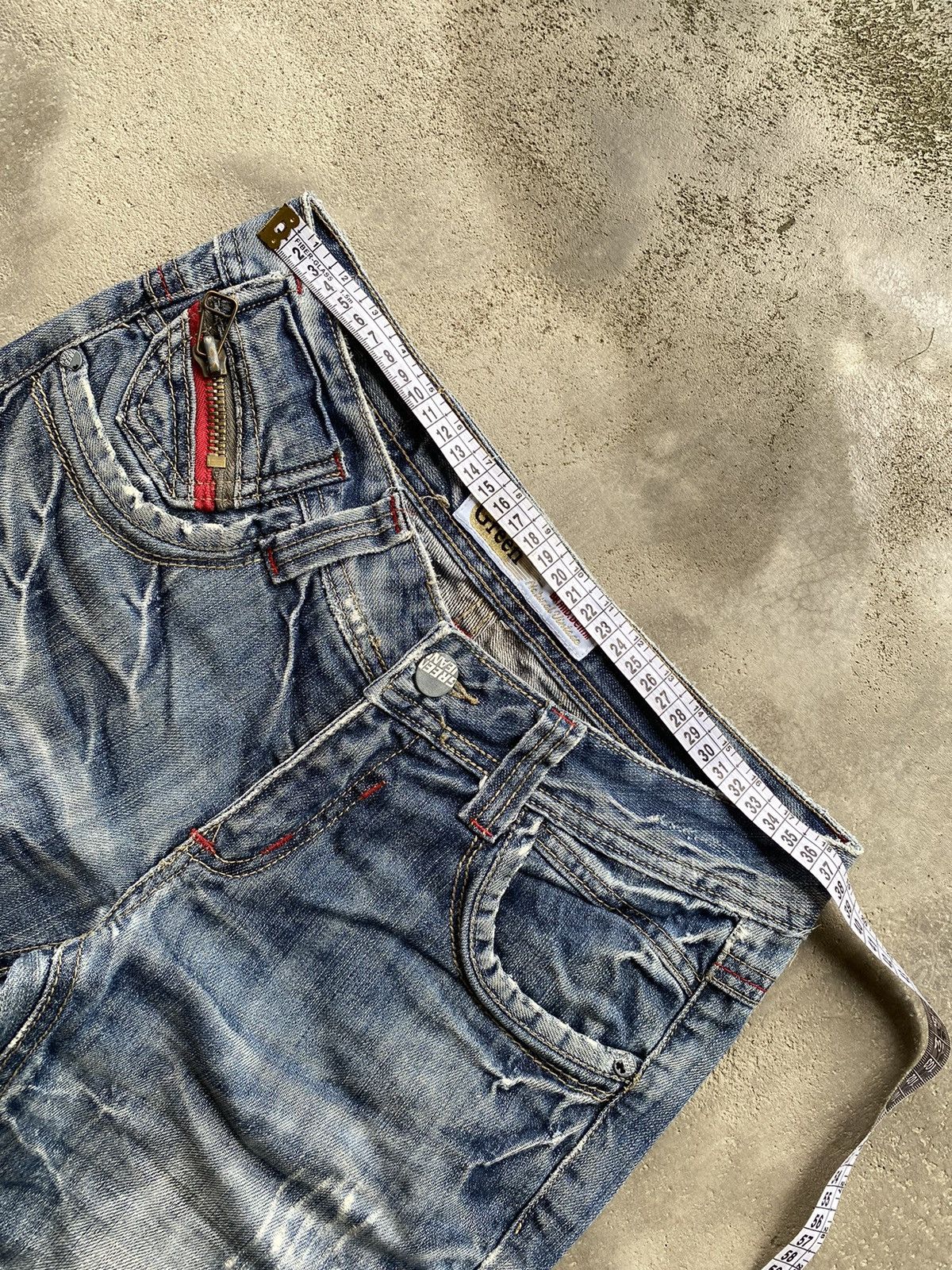 If Six Was Nine × Japanese Brand × Le Grande Bleu (L.G.B.) Green Natural Vintage Distressed Denim Jeans Size US 29 - 12 Thumbnail