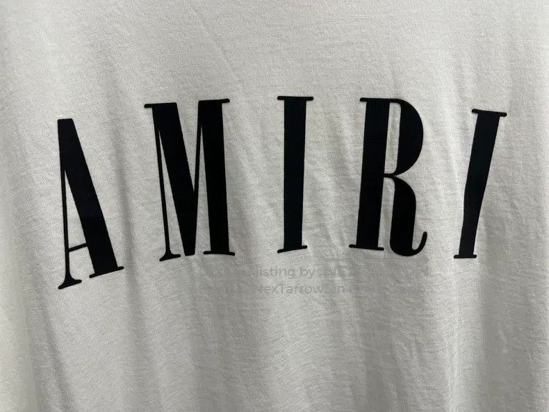 Amiri Amiri Size M White logo logo slogan short sleeve T-shirt Size US M / EU 48-50 / 2 - 3 Thumbnail