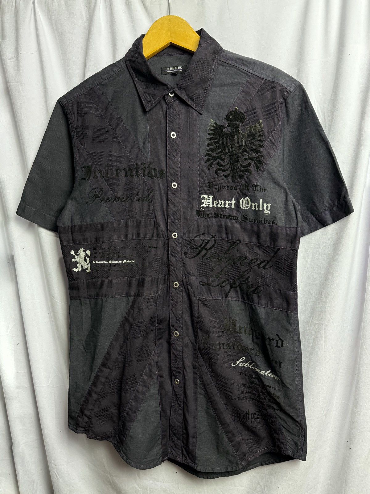 14th Addiction England Flag Black Poem Intheattic Size US L / EU 52-54 / 3 - 3 Thumbnail