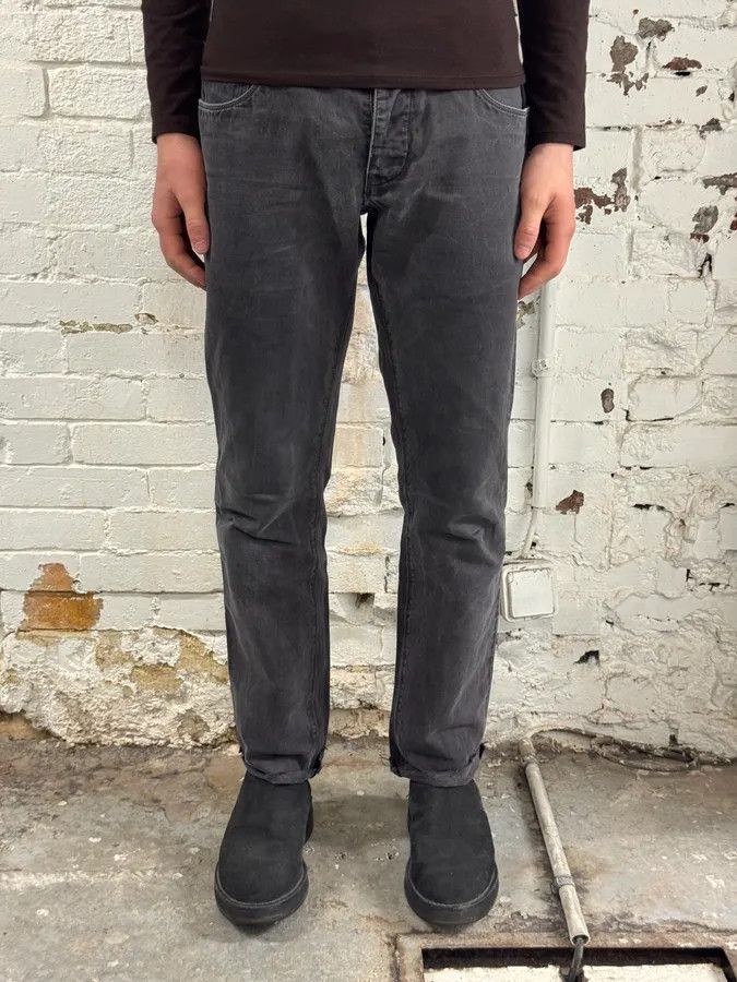 Prada SS2008 Prada Avant-Garde Faded Grey Slim Pants Size US 32 / EU 48 - 2 Thumbnail
