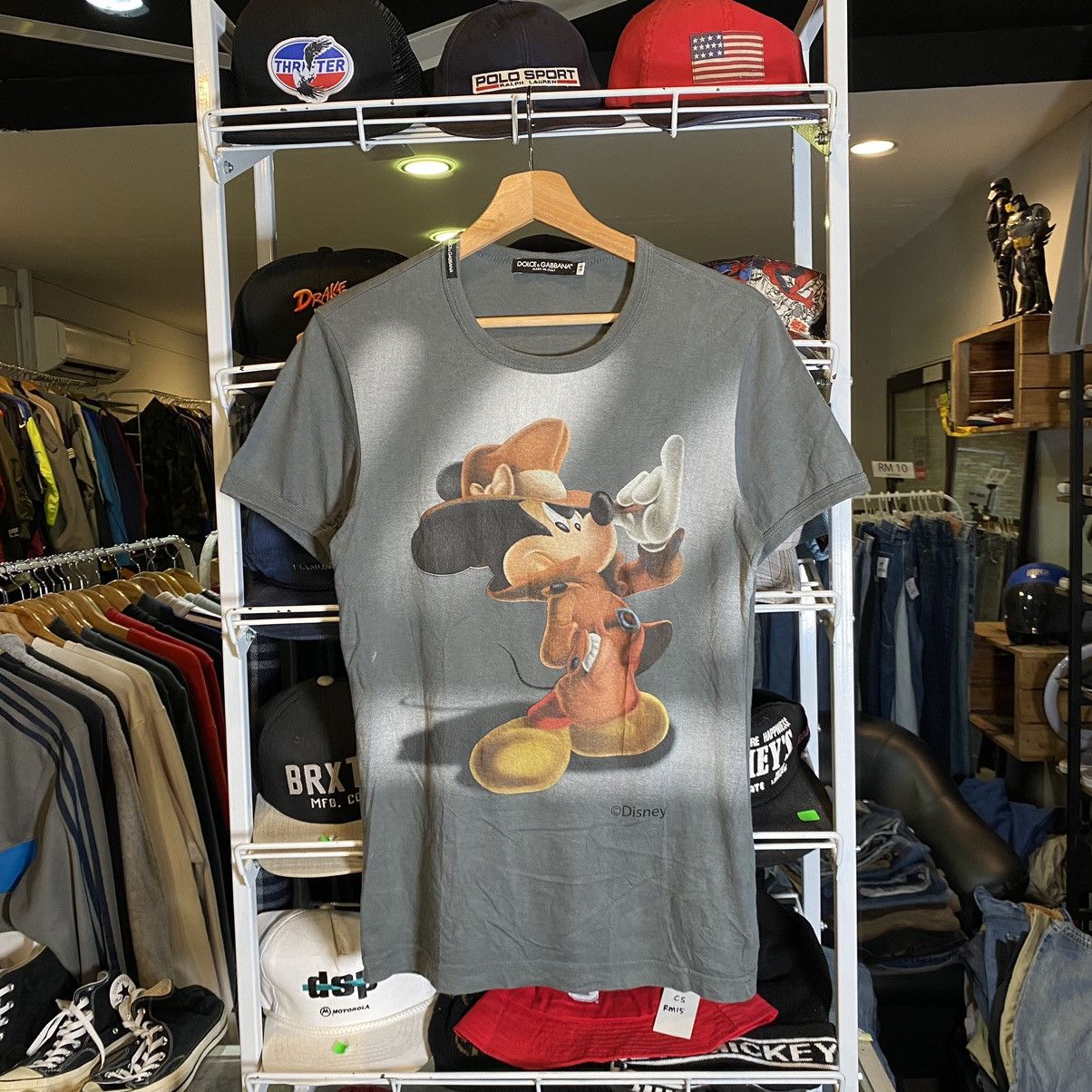 DOLCE&GABBANA　Mickey Mouse　スパンコールタンクトップ DOLCE&GABBANA Mickey Mouse スパンコールタンクトップ トップス