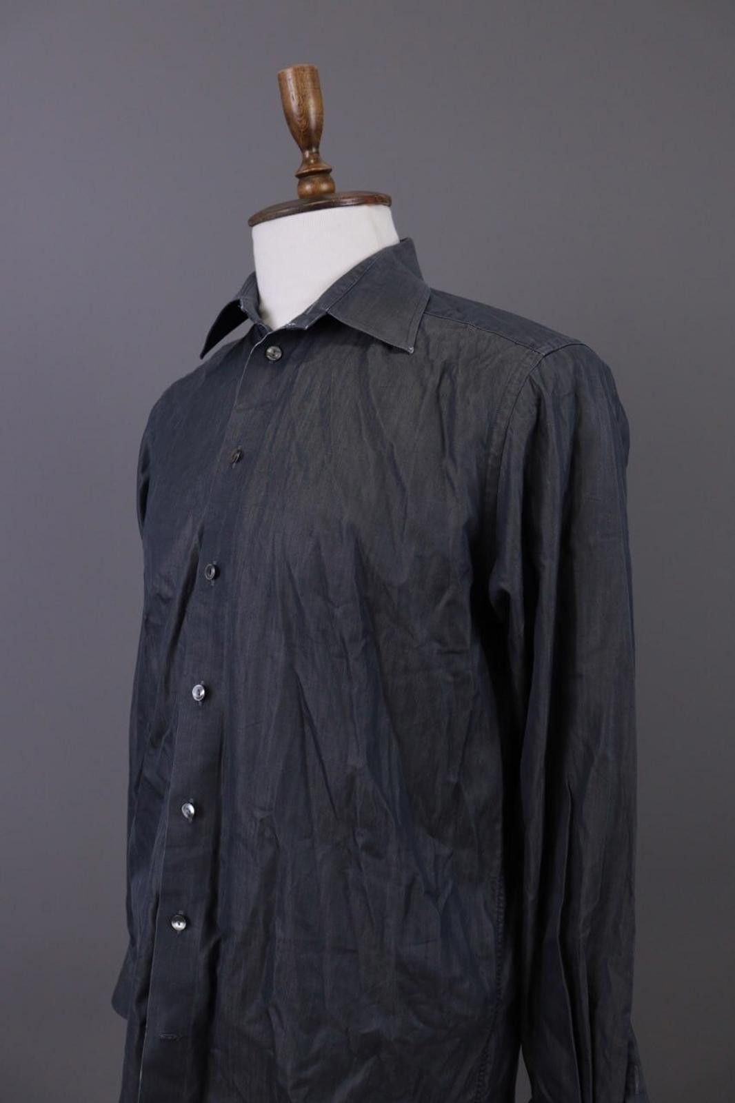 Eton Eton Contemporary Fit Gray Button Down Shirt Size 42 / 16 Size US M / EU 48-50 / 2 - 9 Thumbnail