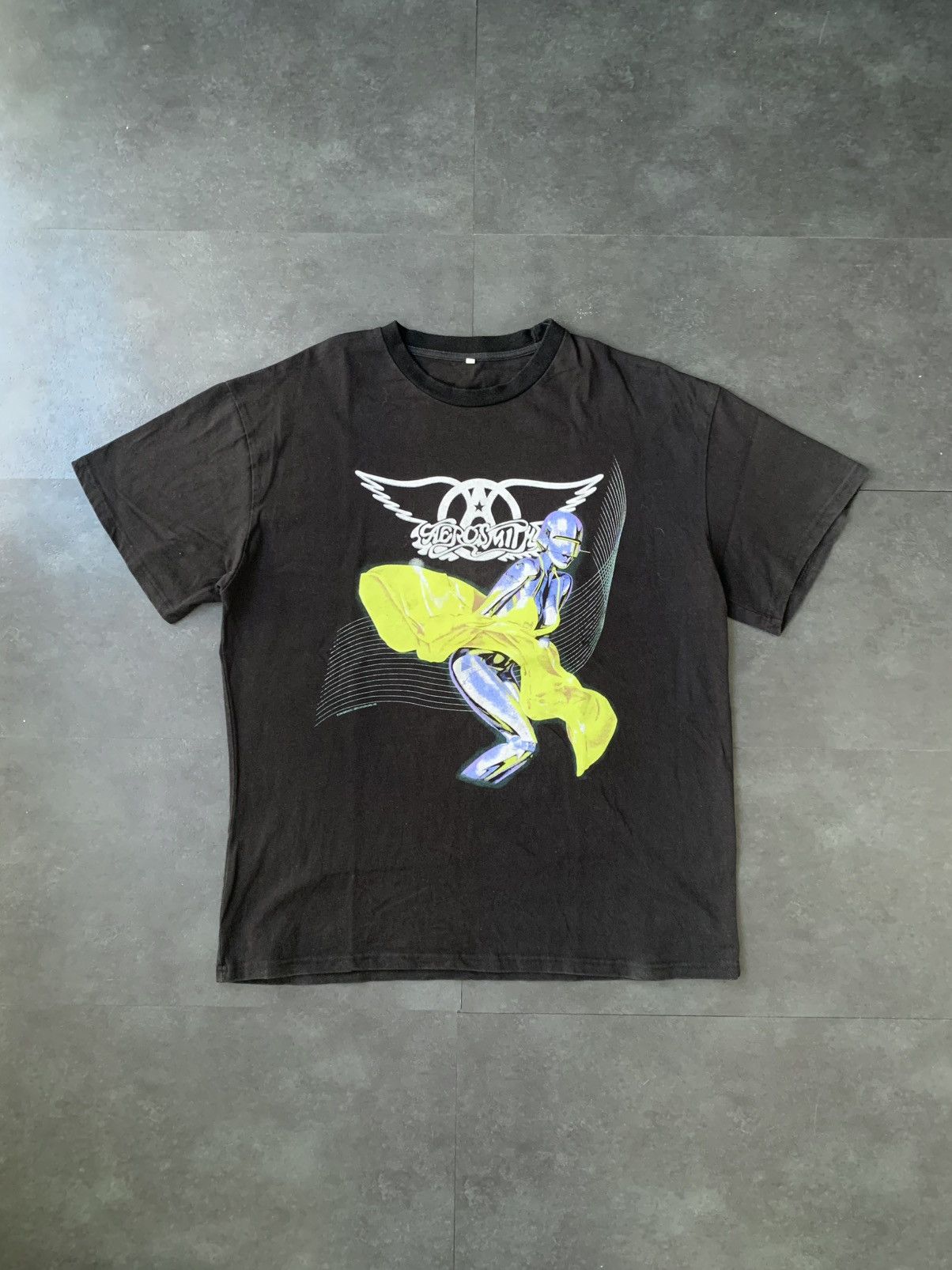 Aerosmith × Band Tees × Vintage Aerosmith Just Push Play Tour Tee