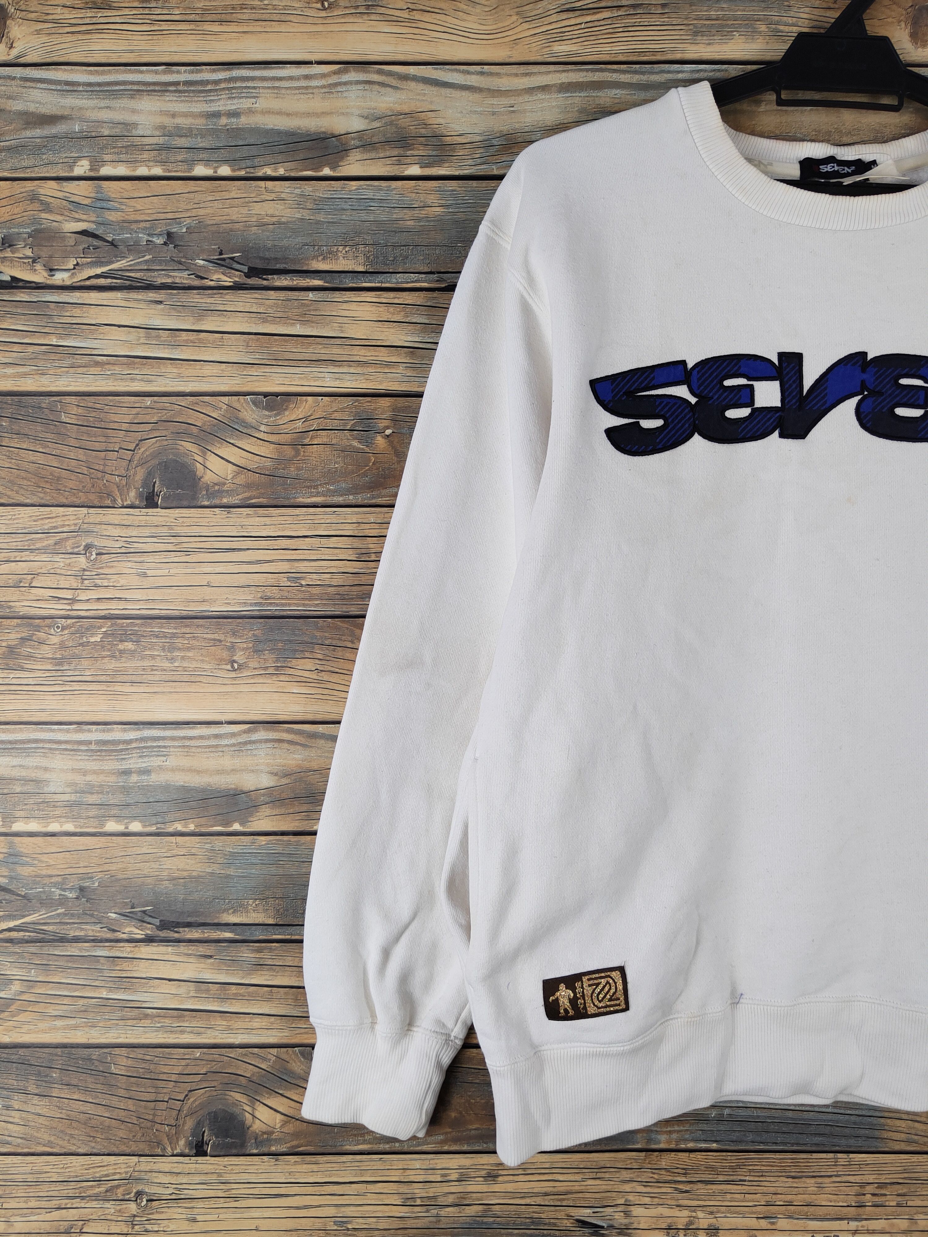 Japanese Brand × Vintage DL Seven² White Sweatshirts #429 Size US M / EU 48-50 / 2 - 3 Thumbnail
