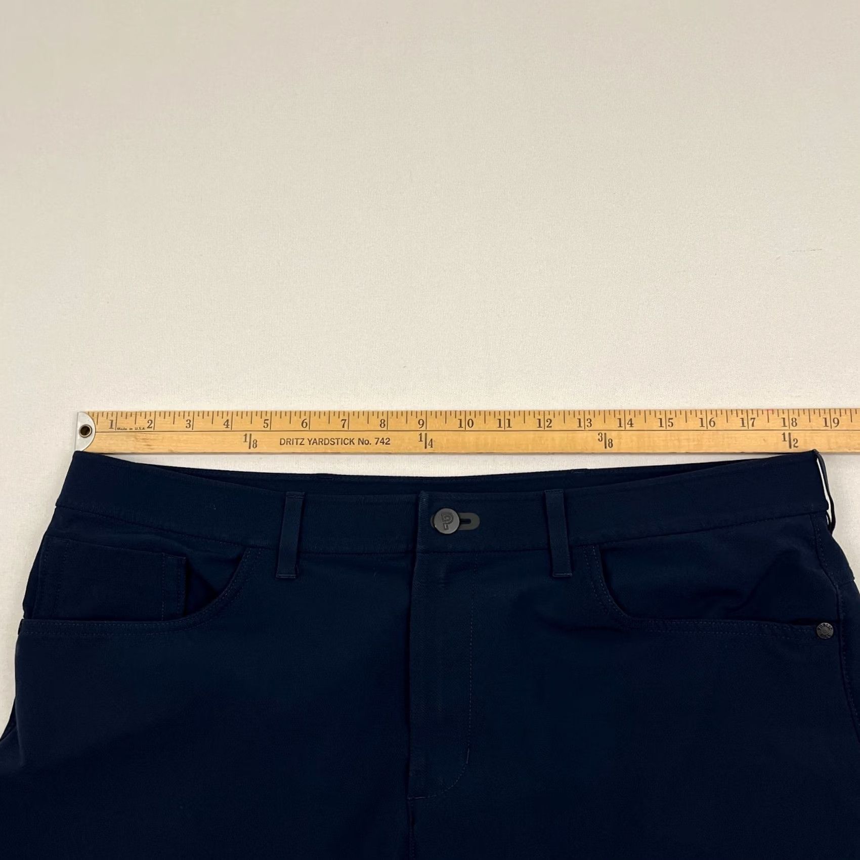 Vintage Public Rec Dealmaker Pants Mens 36x31 Slim Straight Navy Blue Travel Golf Chino Pants Regular Blue Mens Size US 36 / EU 52 - 4 Thumbnail