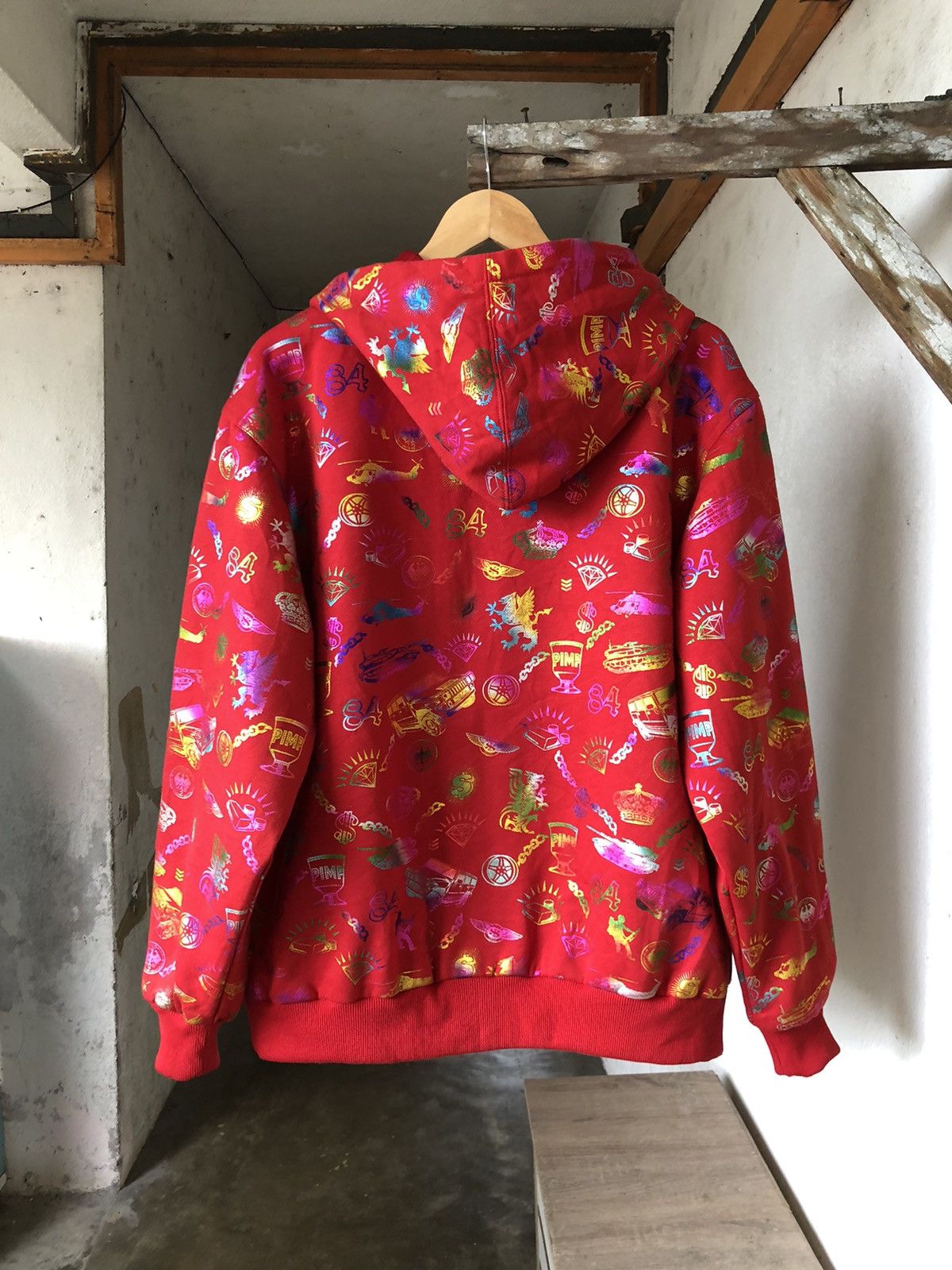 Japanese Brand Rare❗️Vintage All Nation Are One Full Print Sweater Hoodie Size US L / EU 52-54 / 3 - 5 Thumbnail