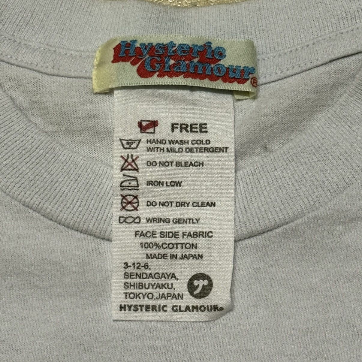 Hysteric Glamour Hysteric Glamour Big Logo T Shirt Size US XS / EU 42 / 0 - 4 Thumbnail