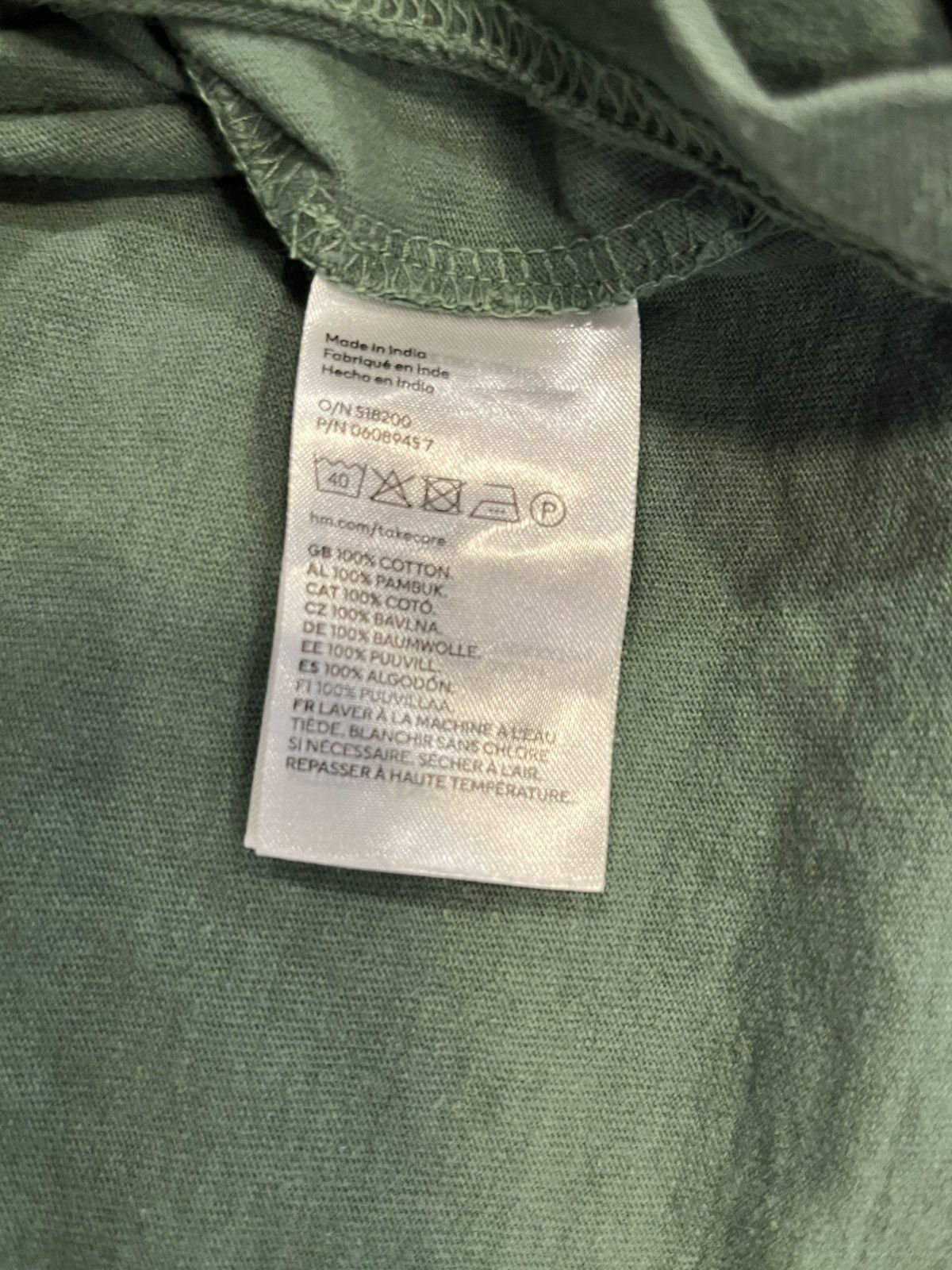 H&M H&M Green Shirt - Large Size US L / EU 52-54 / 3 - 8 Thumbnail