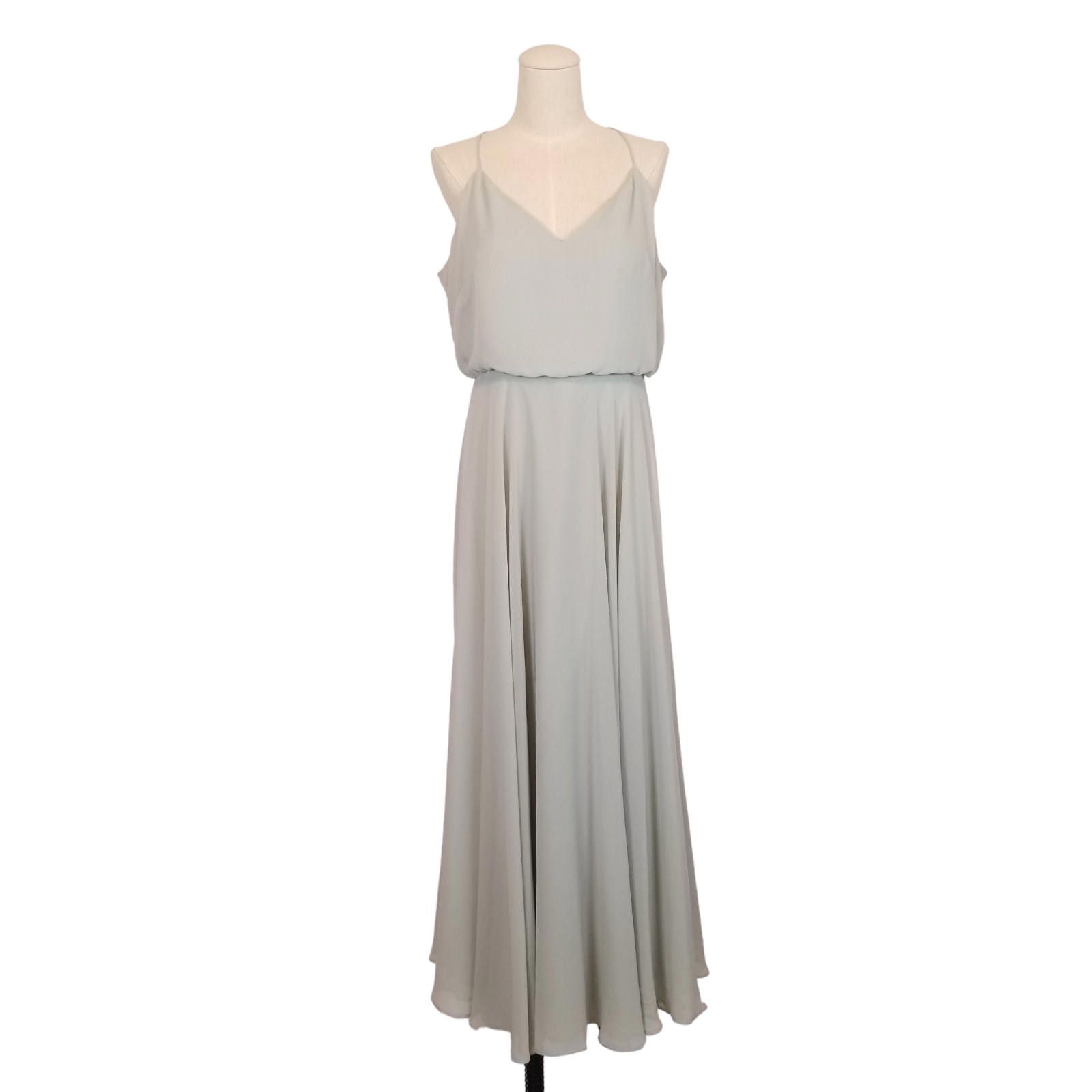Jenny Yoo Collection Inesse Maxi Dress Morning Mist Sz 10