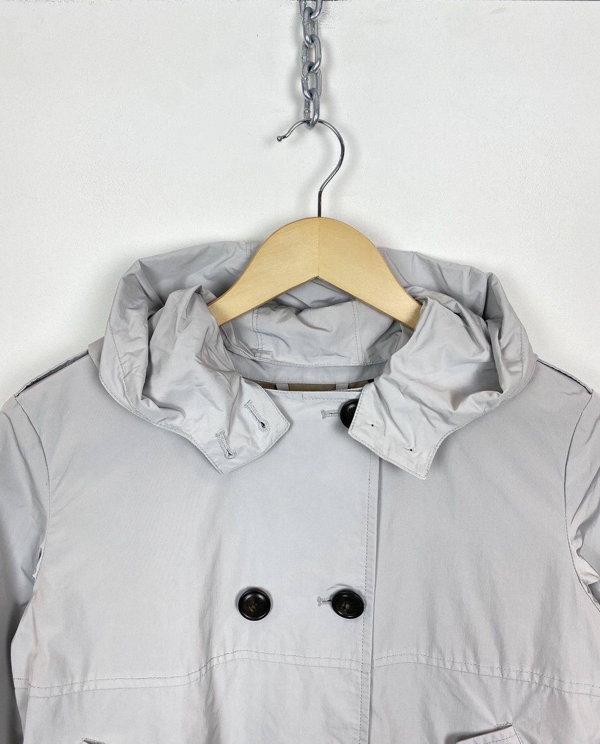 Woolrich Woolen Mills NWT Woolrich John Rich. & Bros. Short Trench Jacket Buttons Size XL / US 12-14 / IT 48-50 - 2 Thumbnail
