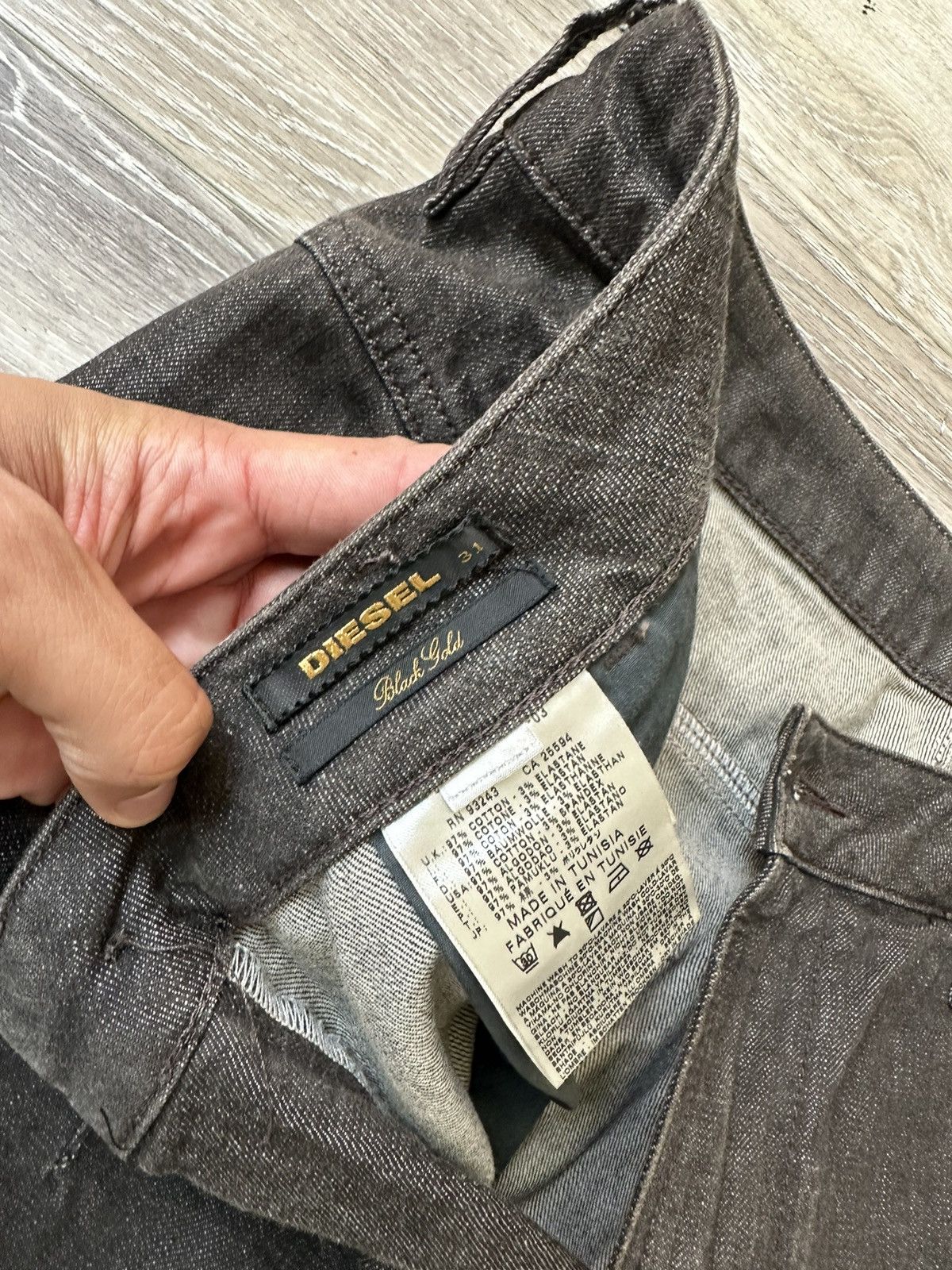 Diesel Diesel Black Gold Jeans Size US 32 / EU 48 - 2 Thumbnail