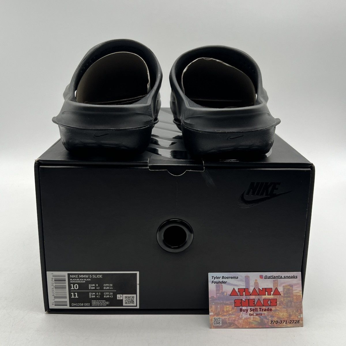 Nike Matthew M. Williams x 005 slides black Size US 10 / EU 43 - 3 Thumbnail