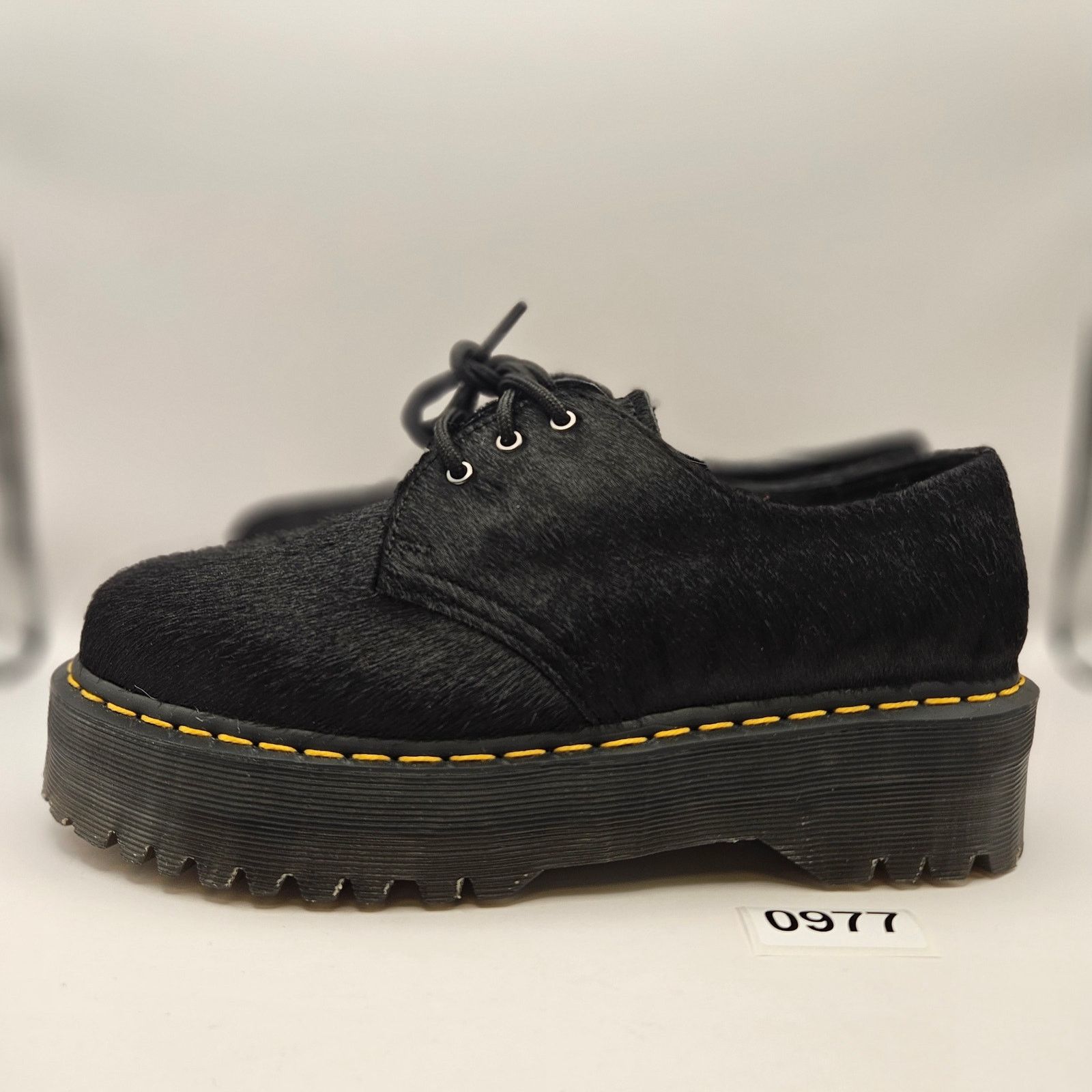 Dr. Martens DR MARTENS MEN'S 9 WOMEN'S 10 OXFORD 1641 QUAD BLACK Size US 9 / IT 39 - 2 Thumbnail