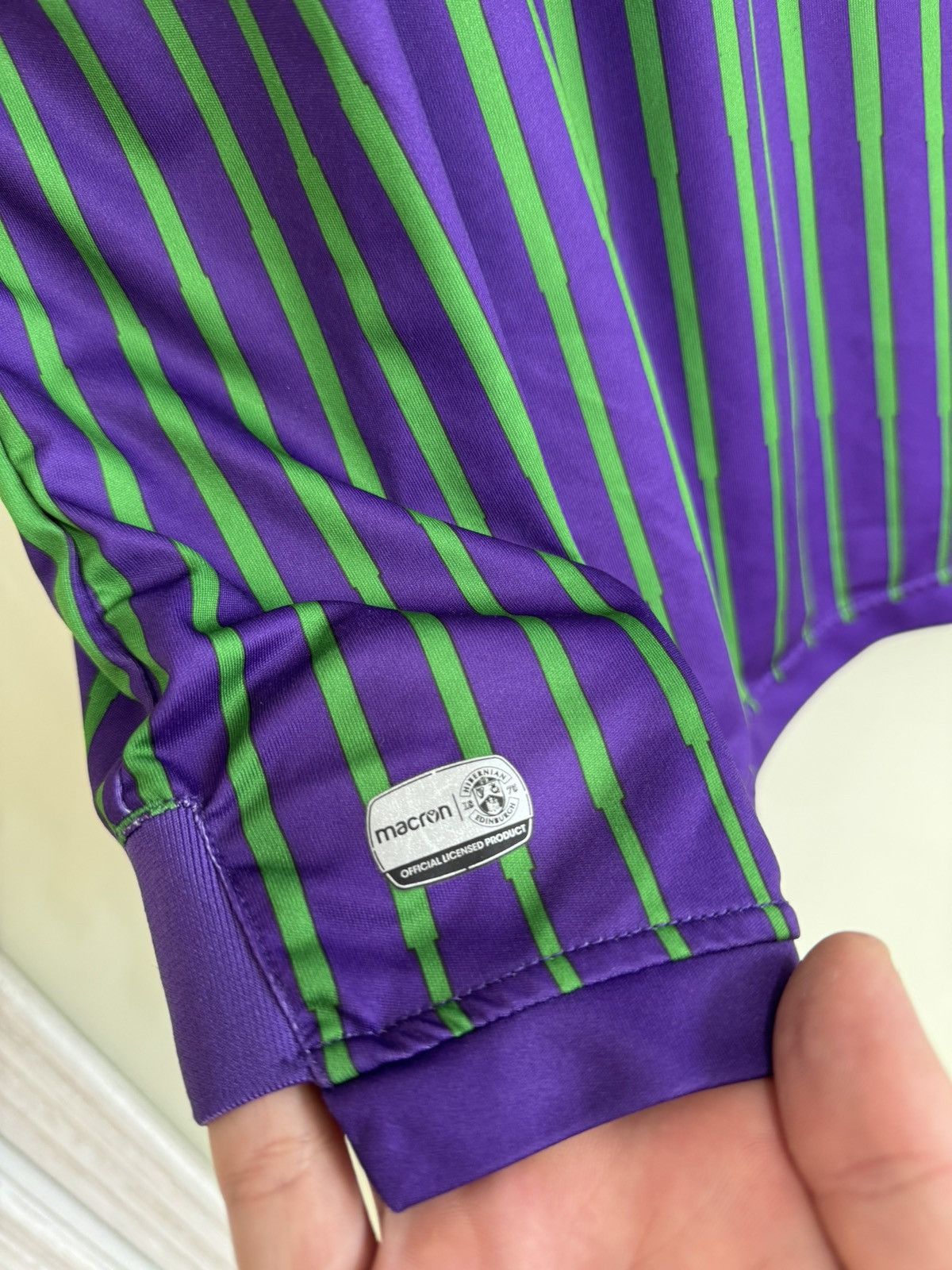 Macron Hibernian Edinburgh 2019-2020 Away Soccer Jersey Kit Shirt Size US XL / EU 56 / 4 - 12 Thumbnail