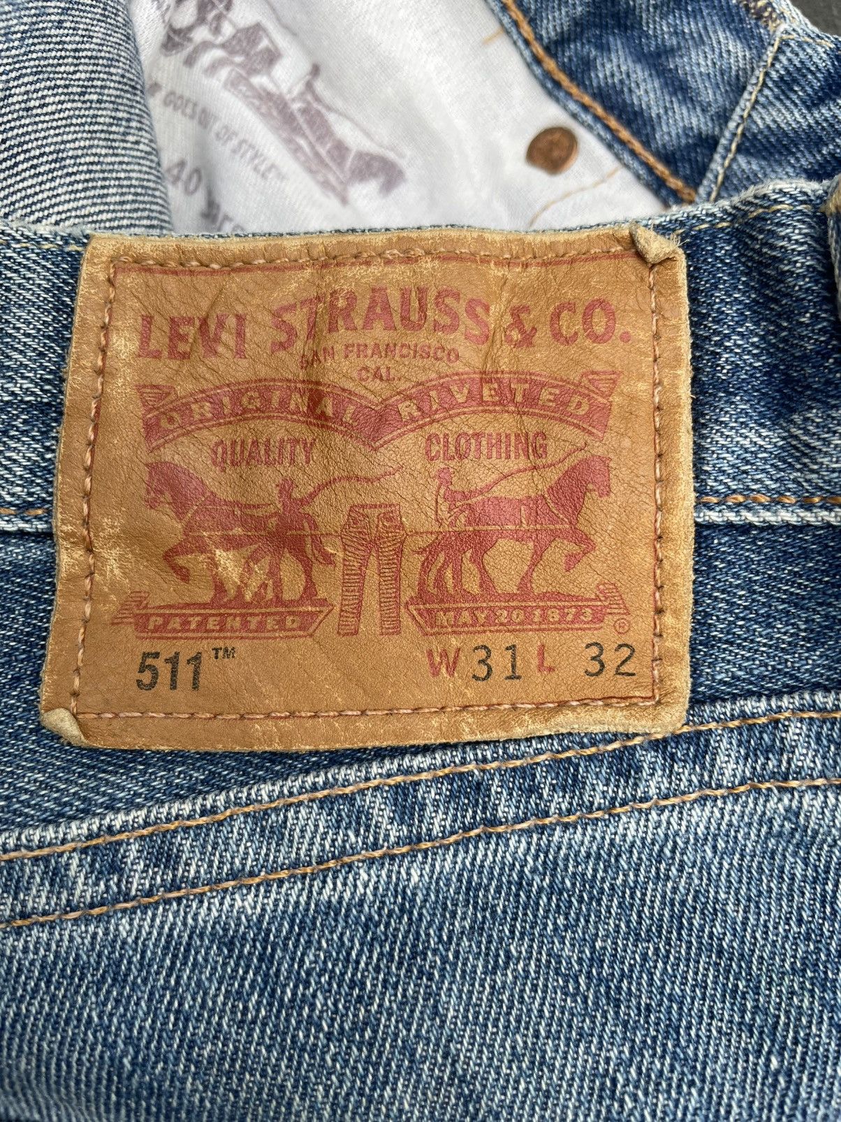Levi's Levi’s 511 White Oak Cone Denim Size US 32 / EU 48 - 13 Thumbnail