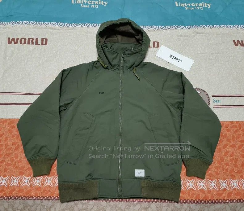 Wtaps Wtaps Embroidered Fleece Hooded Cotton Jacket Size US S / EU 44-46 / 1 - 1 Thumbnail