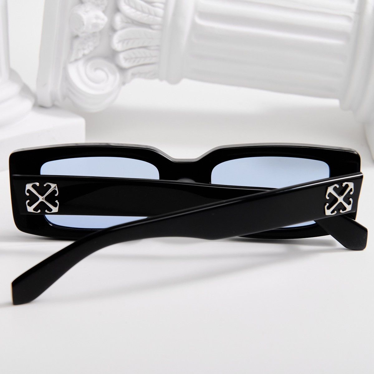 Off-White OFF WHITE ARTHUR BLACK SUNGLASSES Size ONE SIZE - 7 Thumbnail