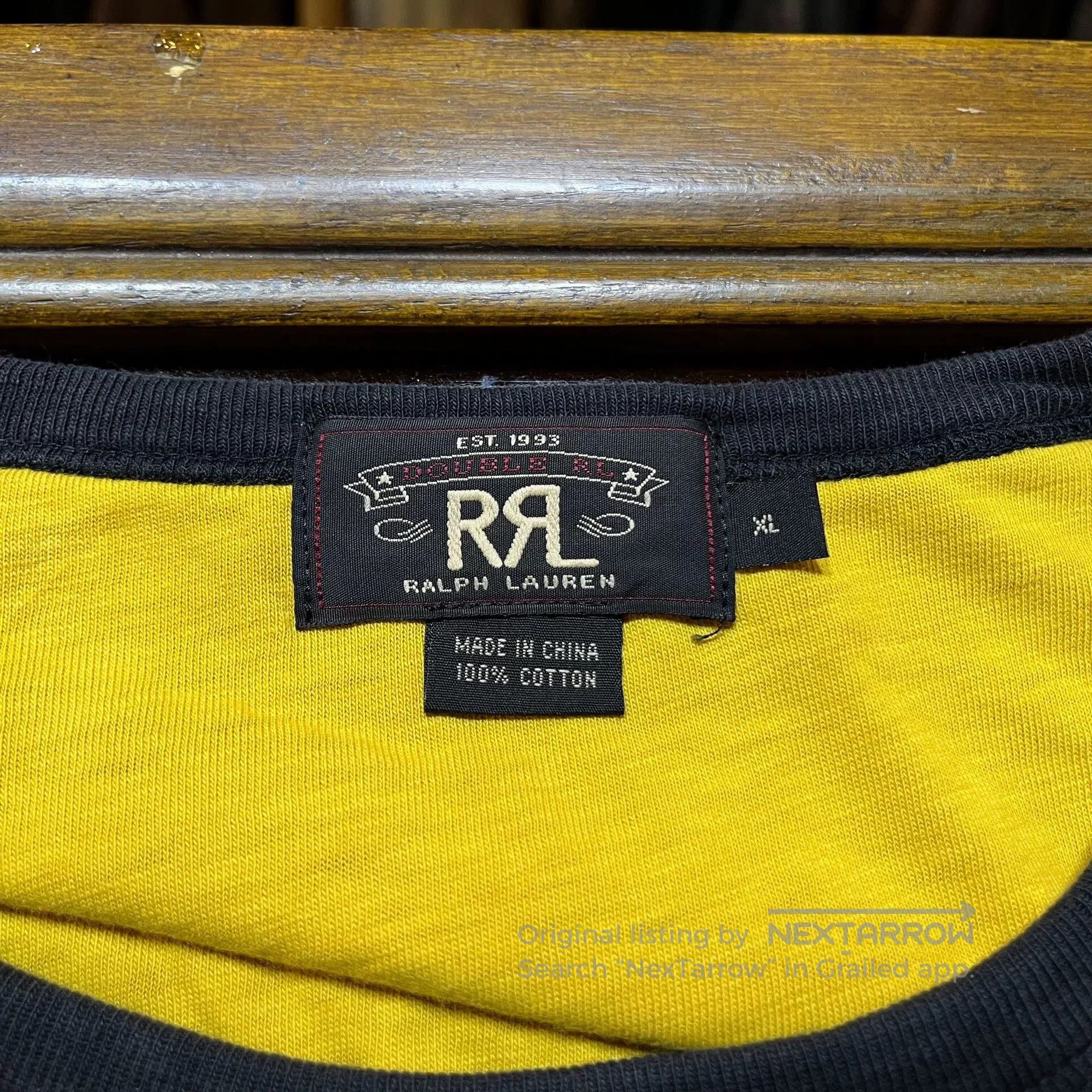 RRL Ralph Lauren Double RL Ralph Lauren Short Sleeve T. Size US XL / EU 56 / 4 - 3 Thumbnail