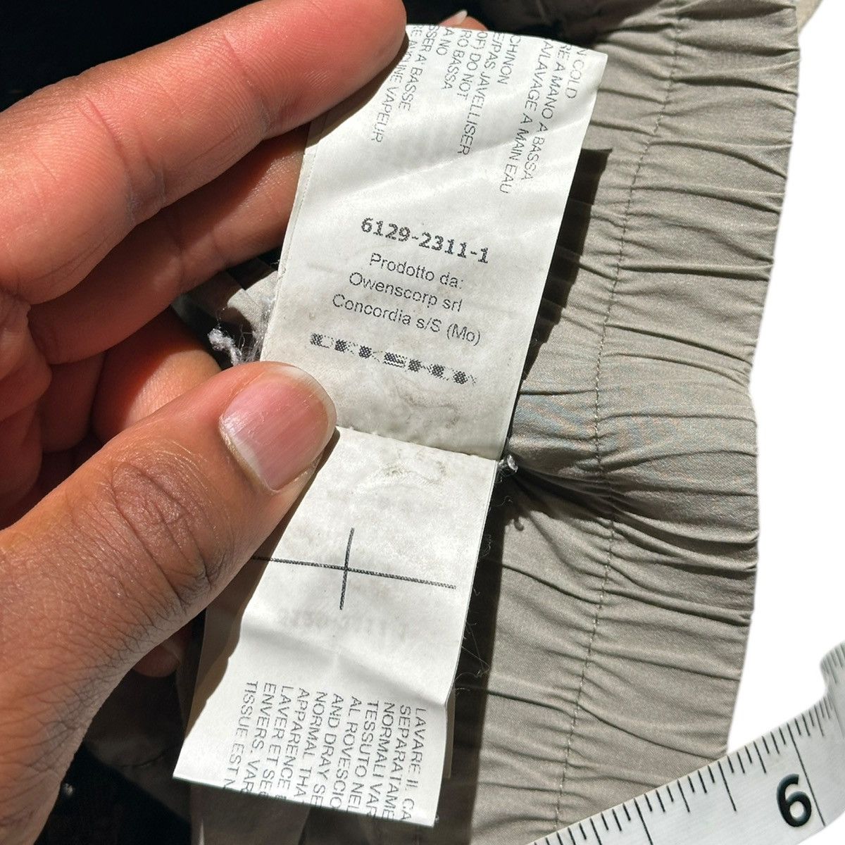 Rick Owens Drkshdw Hustler adjustable waist denim pant Size US 31 - 6 Thumbnail