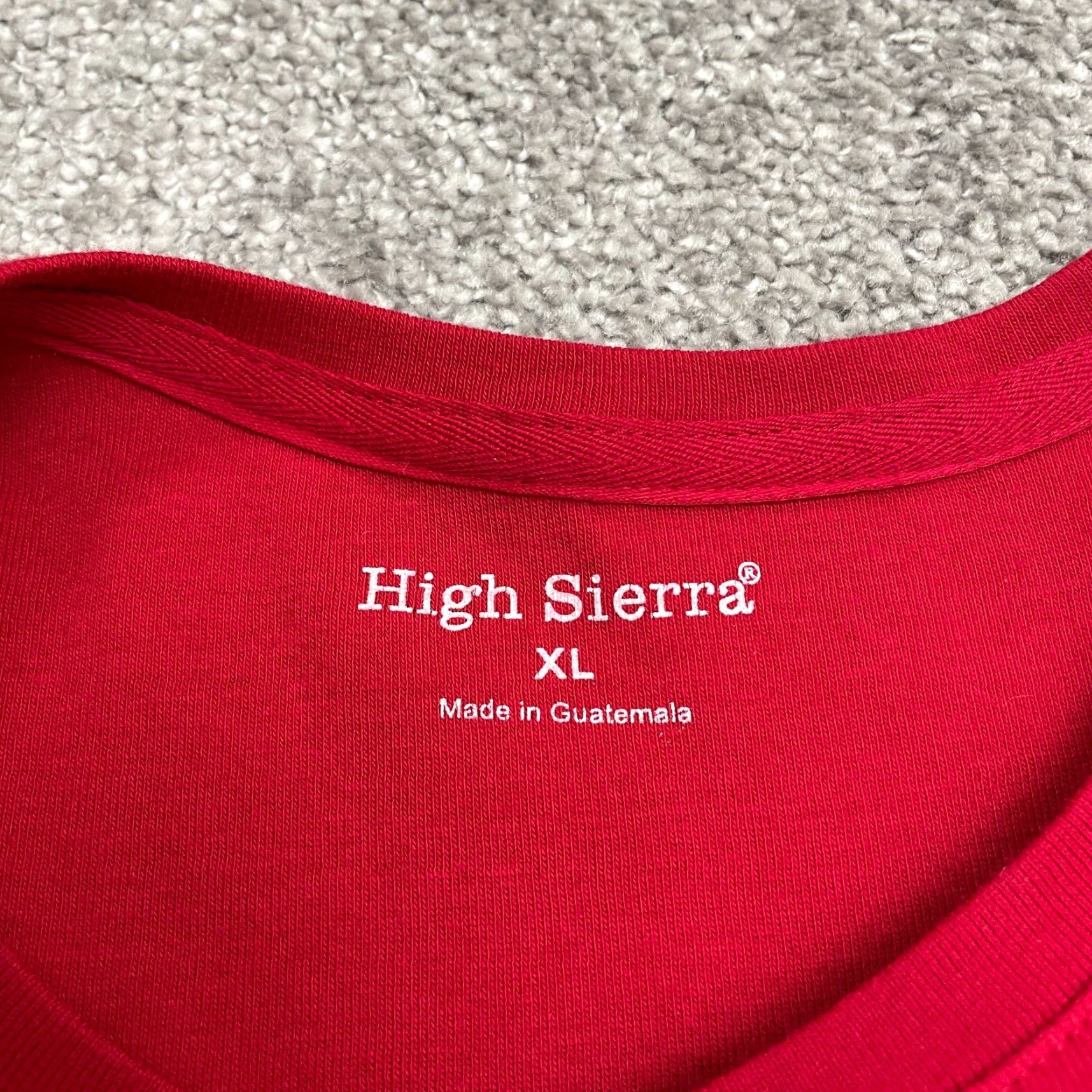High Sierra High Sierra T-Shirt Womens XL Red Crew Neck Short Sleeve Cotton Tee Basic NWT Size XL / US 12-14 / IT 48-50 - 3 Thumbnail