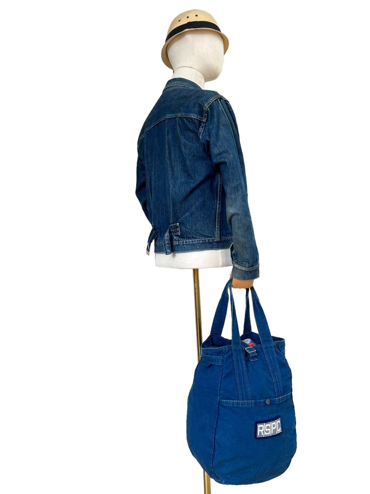 Porter Luggage Label RSPC Ripstop Indigo Combat Tropical Tote Bag Size ONE SIZE - 7 Thumbnail