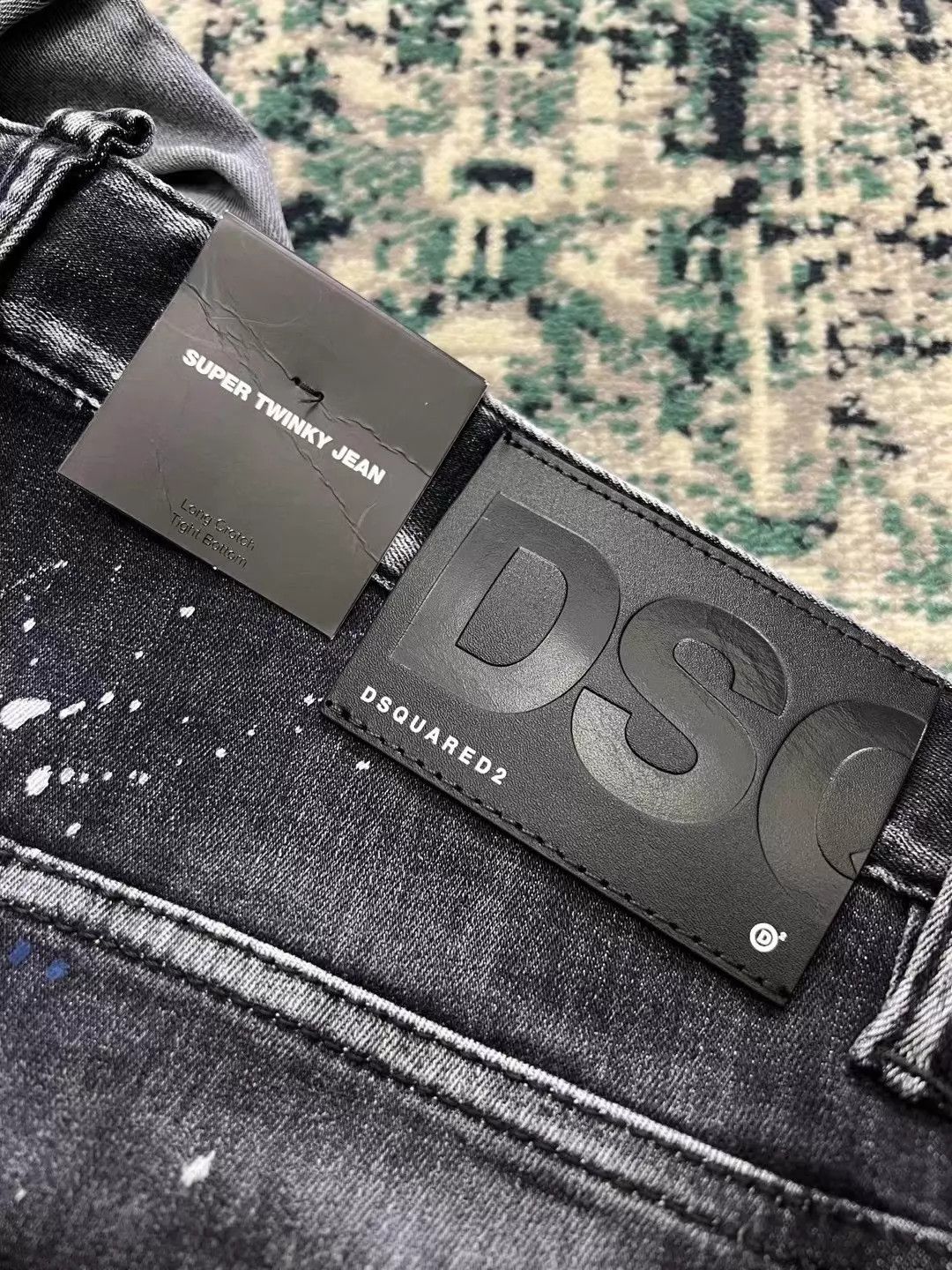 Dsquared2 Dsquared2 SUPER TWINKY Black-Gray Skinny 9 Patched Size US 30 / EU 46 - 7 Thumbnail