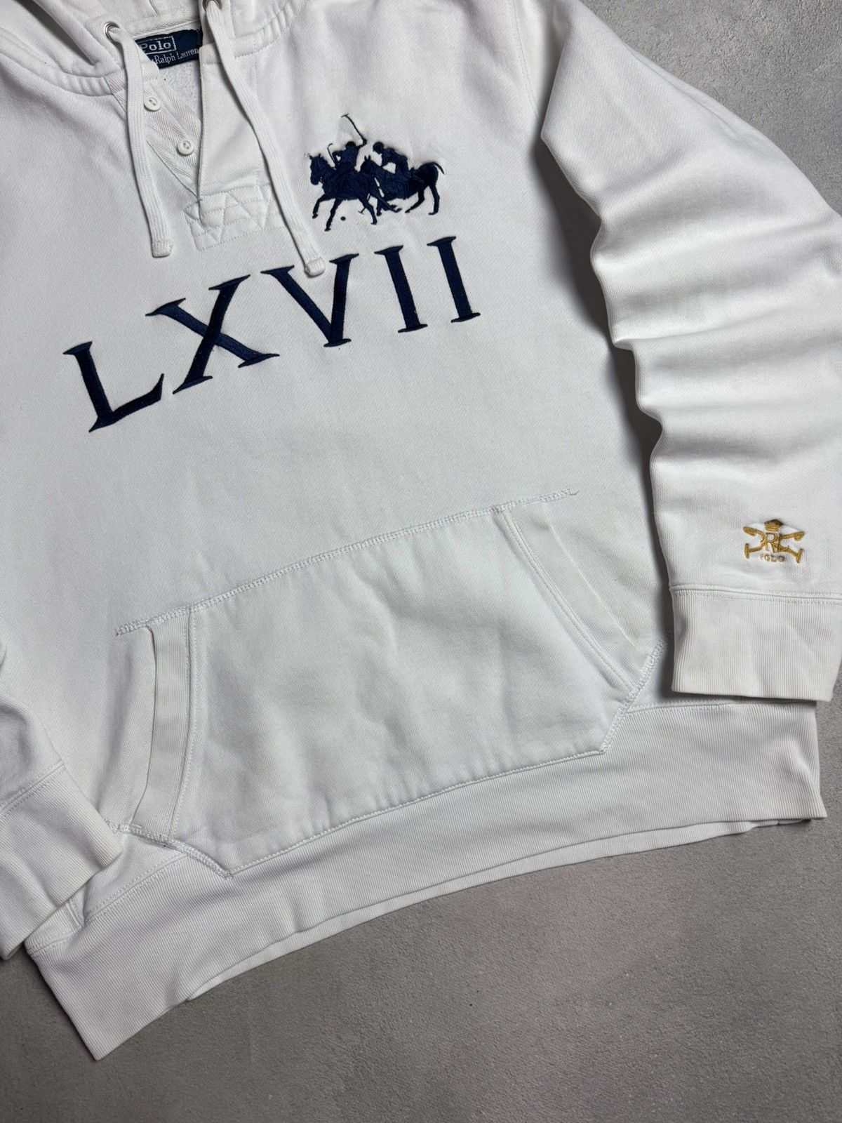 Polo Ralph Lauren Polo Ralph Lauren VXVII #3 Big Pony Hoodie Rugby Size US XL / EU 56 / 4 - 4 Thumbnail