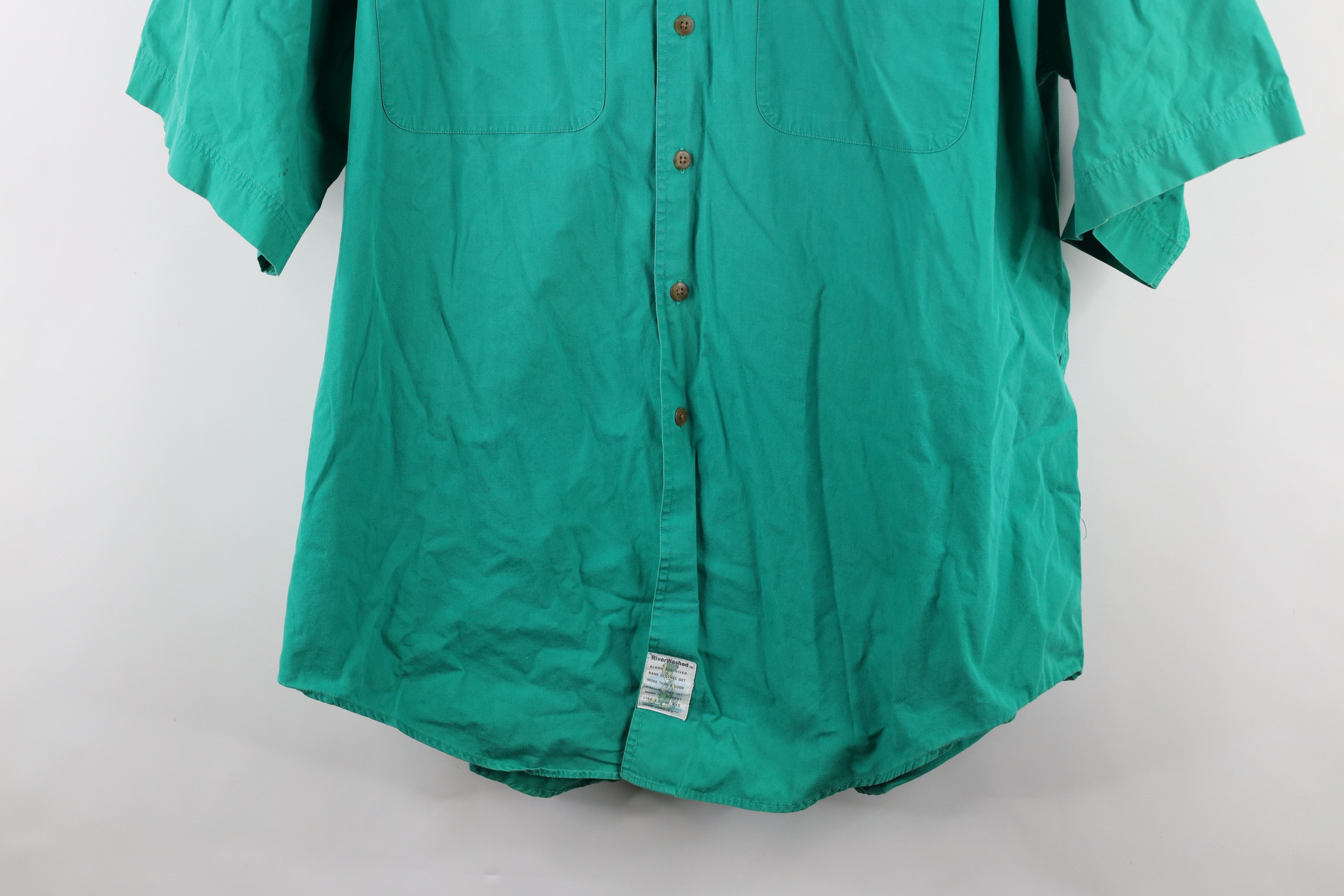 Vintage Vintage 90s Streetwear Short Sleeve Collared Button Shirt Size US XL / EU 56 / 4 - 3 Thumbnail