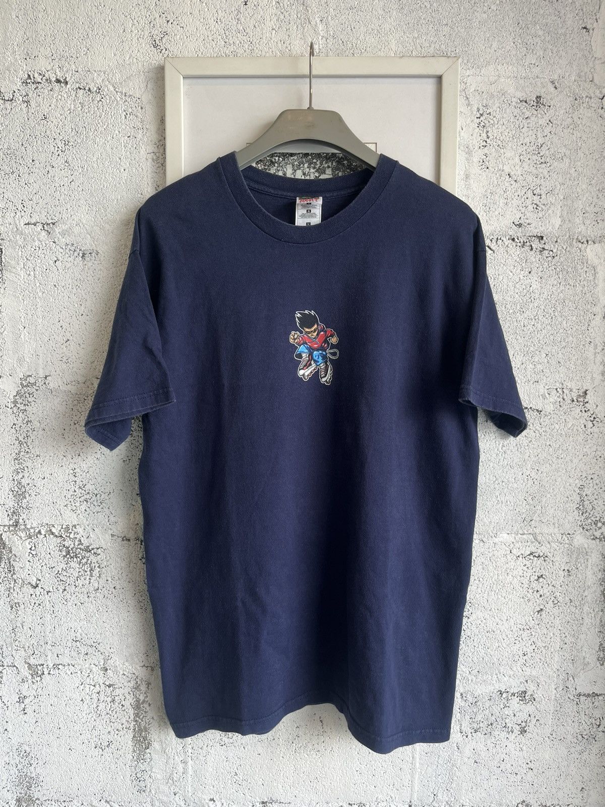 Vintage Vintage Livin Phat Roller blade Skateboard Brand 90’s Tshirt Size US L / EU 52-54 / 3 - 3 Thumbnail