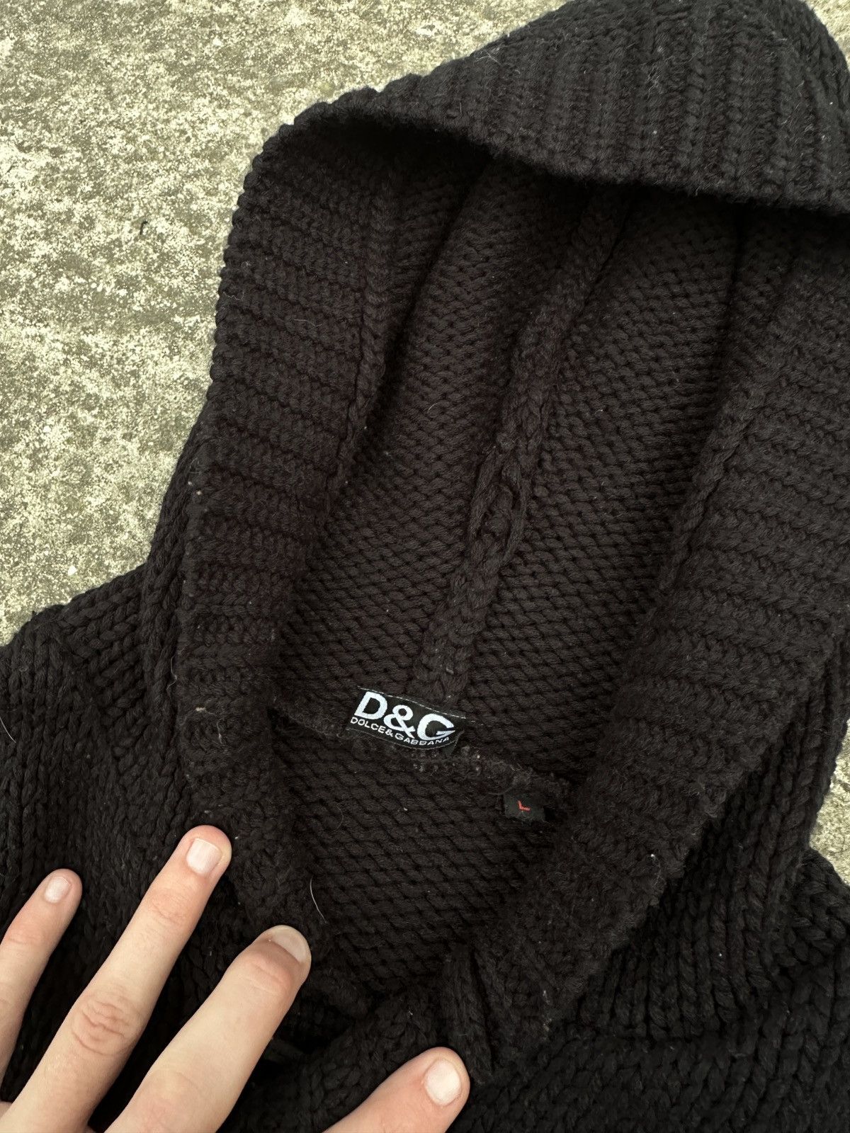 Designer Y2K Dolce&Gabbana D&G Knitwear Jackets Streetwear Rare Style Size US L / EU 52-54 / 3 - 3 Thumbnail