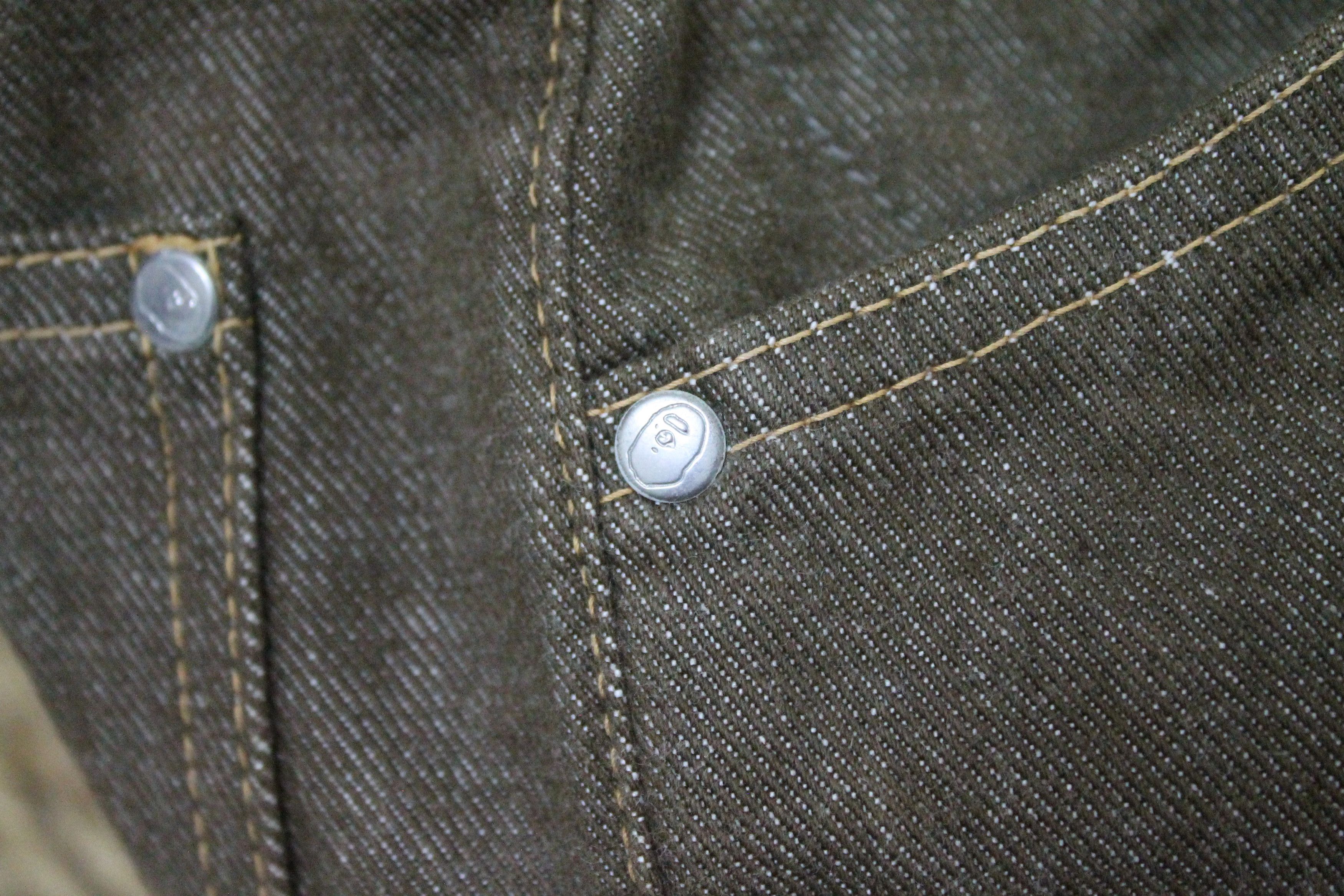 Bape Vintage A BATHING APE BAPE Selvedge Jeans size 29. Size US 29 - 9 Thumbnail