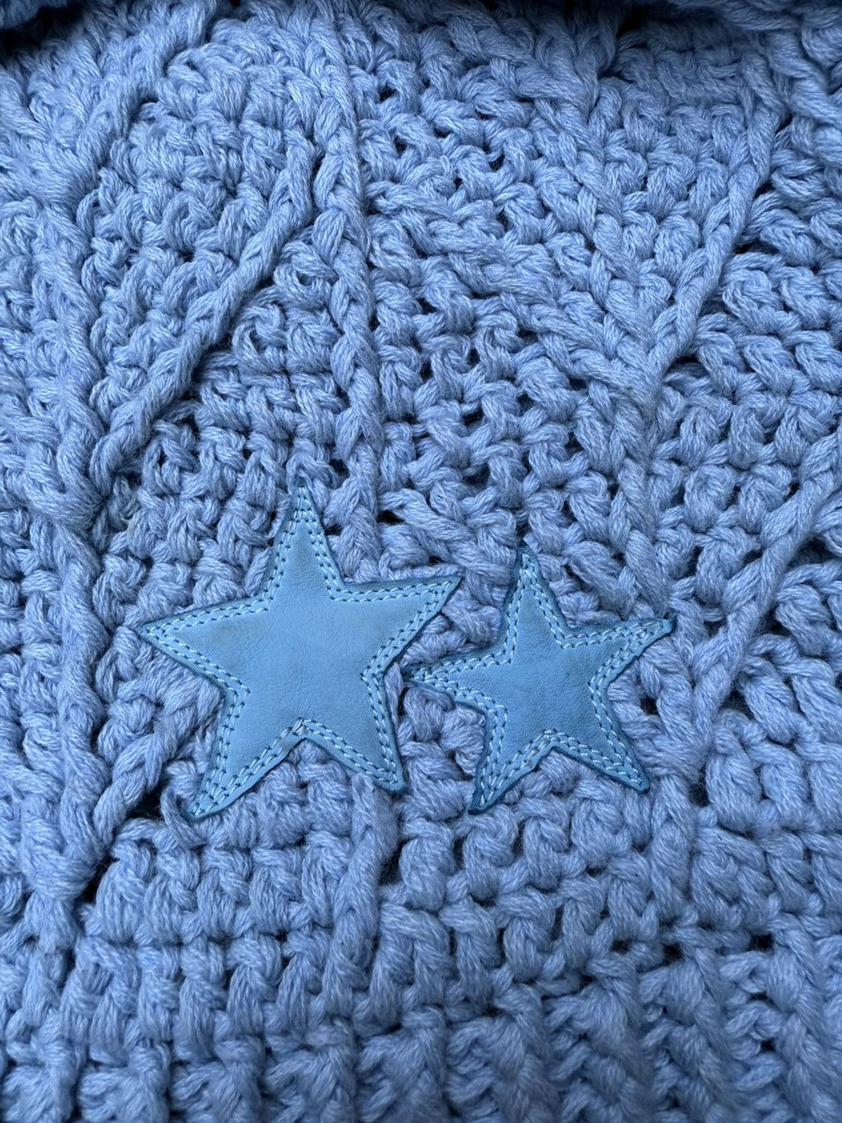 Chrome Hearts Chrome Hearts Baby Blue Star Patches Beanie Size ONE SIZE - 2 Thumbnail