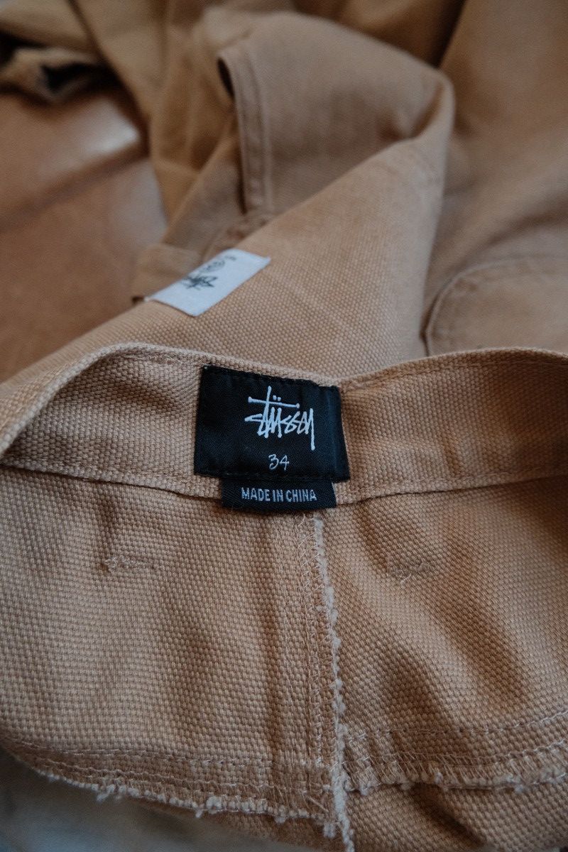 Stussy Beige Canvas Double Knee Pants Size US 34 / EU 50 - 9 Thumbnail