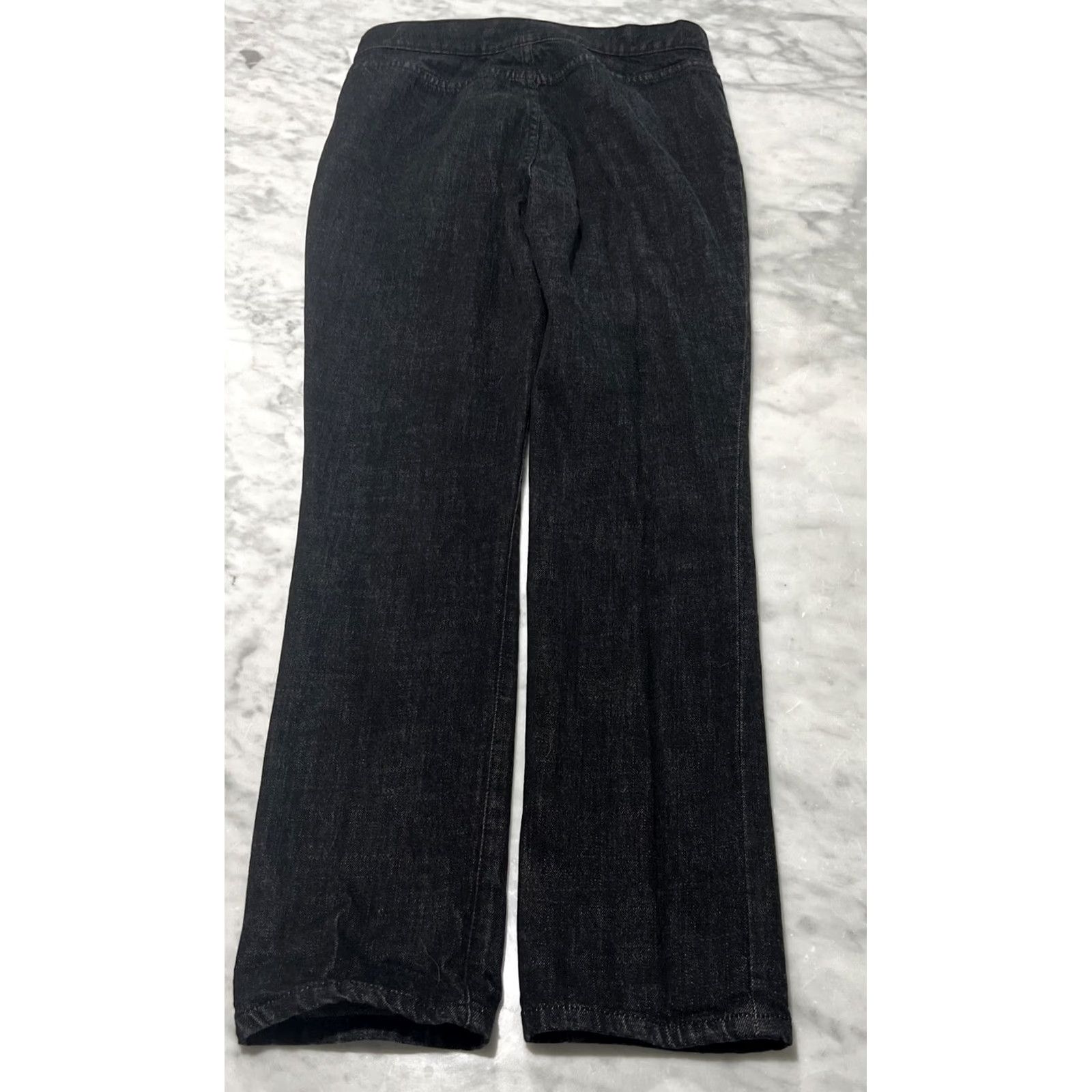 Ralph Lauren VINTAGE Ralph Lauren Jeans Women’s 2P Black Denim Bareback Cotton Jeans 90s Straight Womens 28in Inseam Regular Pant Size 26" / US 2 / IT 38 - 4 Thumbnail