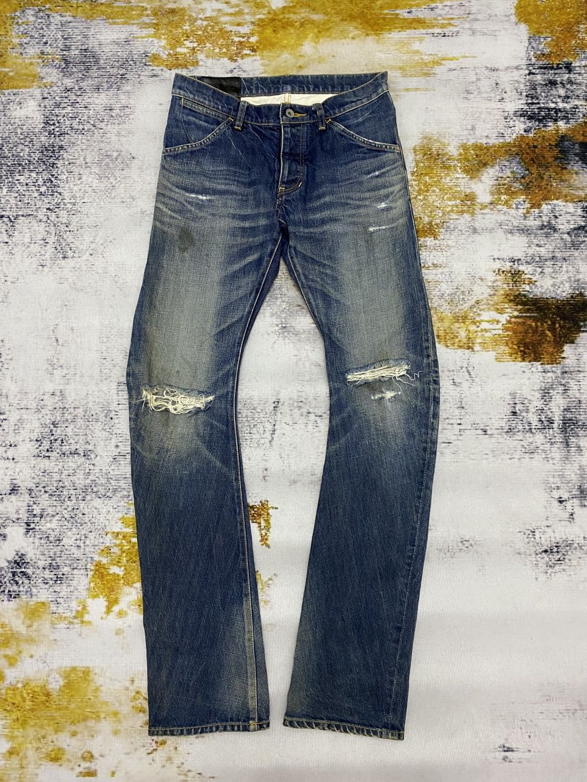 Attachment Vintage Attachment Distressed Denim Jeans Size US 31 - 2 Thumbnail