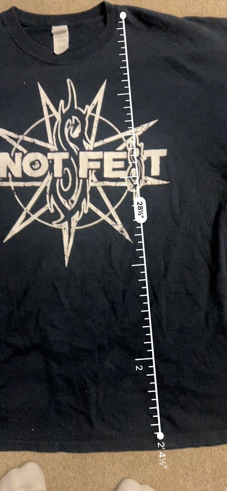 Vintage Sick vintage slip knot fest 2017 baggy graphic tee Size US XXL / EU 58 / 5 - 6 Thumbnail
