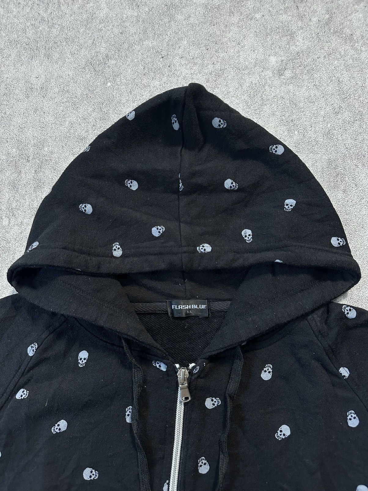 If Six Was Nine Japanes Flash Blue Aop Skull Ifsix Lgb Style Size US L / EU 52-54 / 3 - 4 Thumbnail