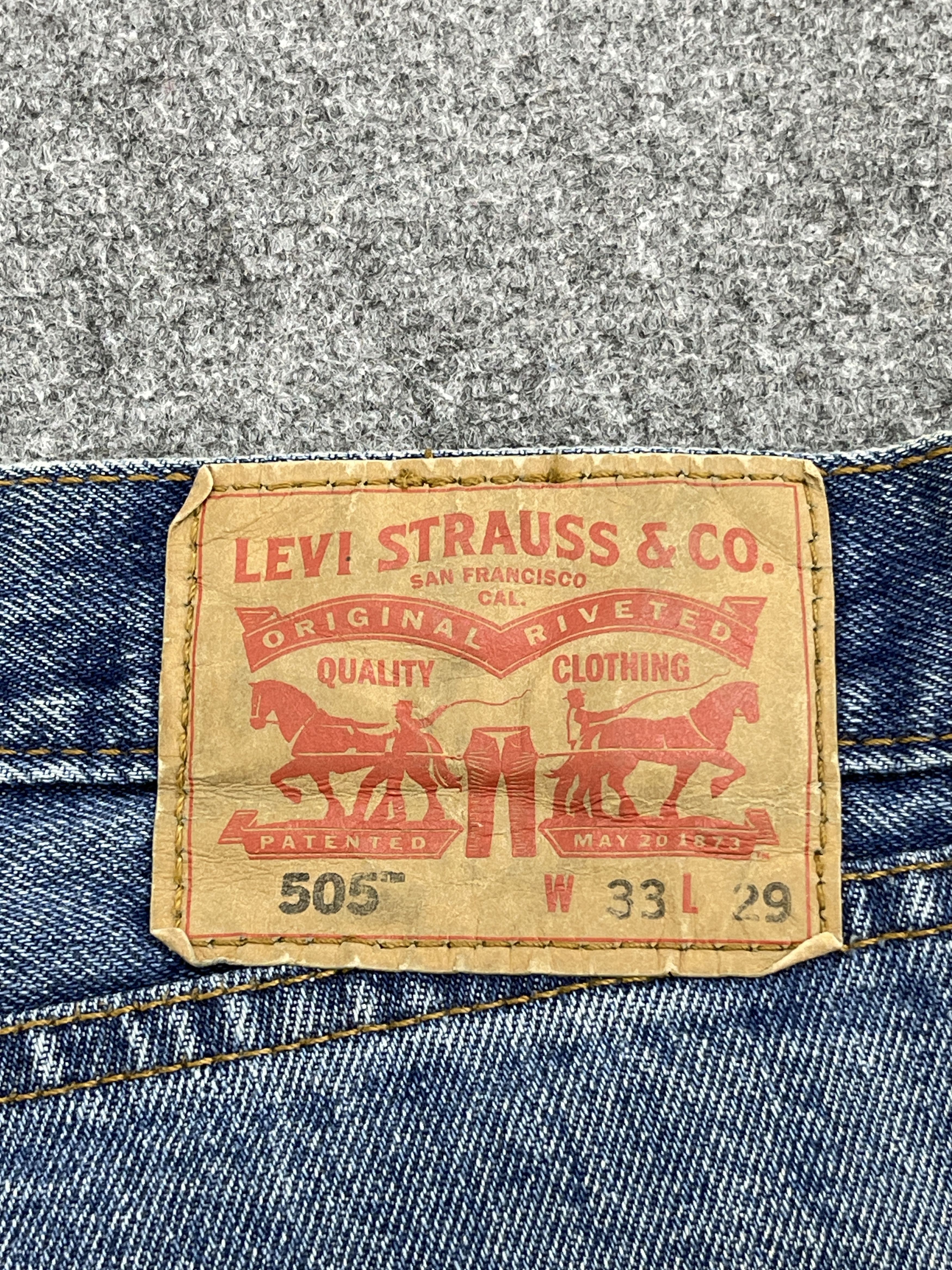 Levi's Vintage Levis 505 Lightwash Jeans DP2567 Size US 31 - 5 Thumbnail