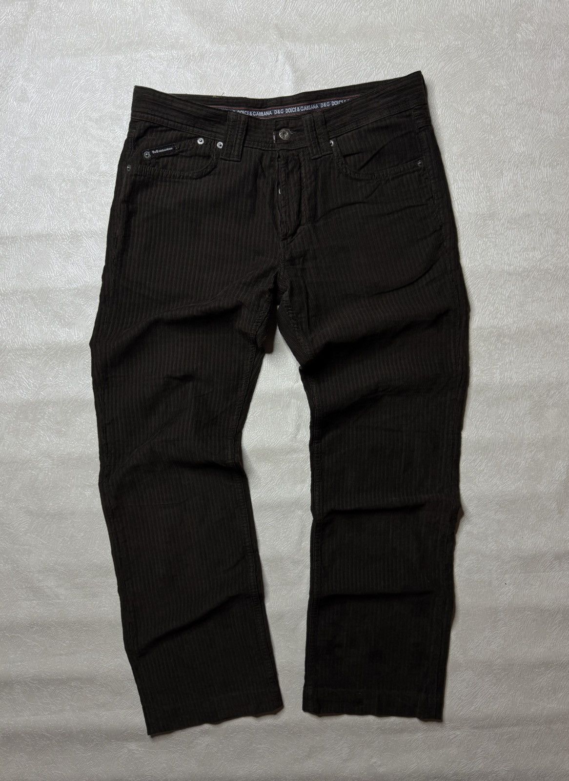 Dolce & Gabbana DOLCE & GABBANA VELVET PANTS VINTAGE STYLE Size US 33 - 5 Thumbnail