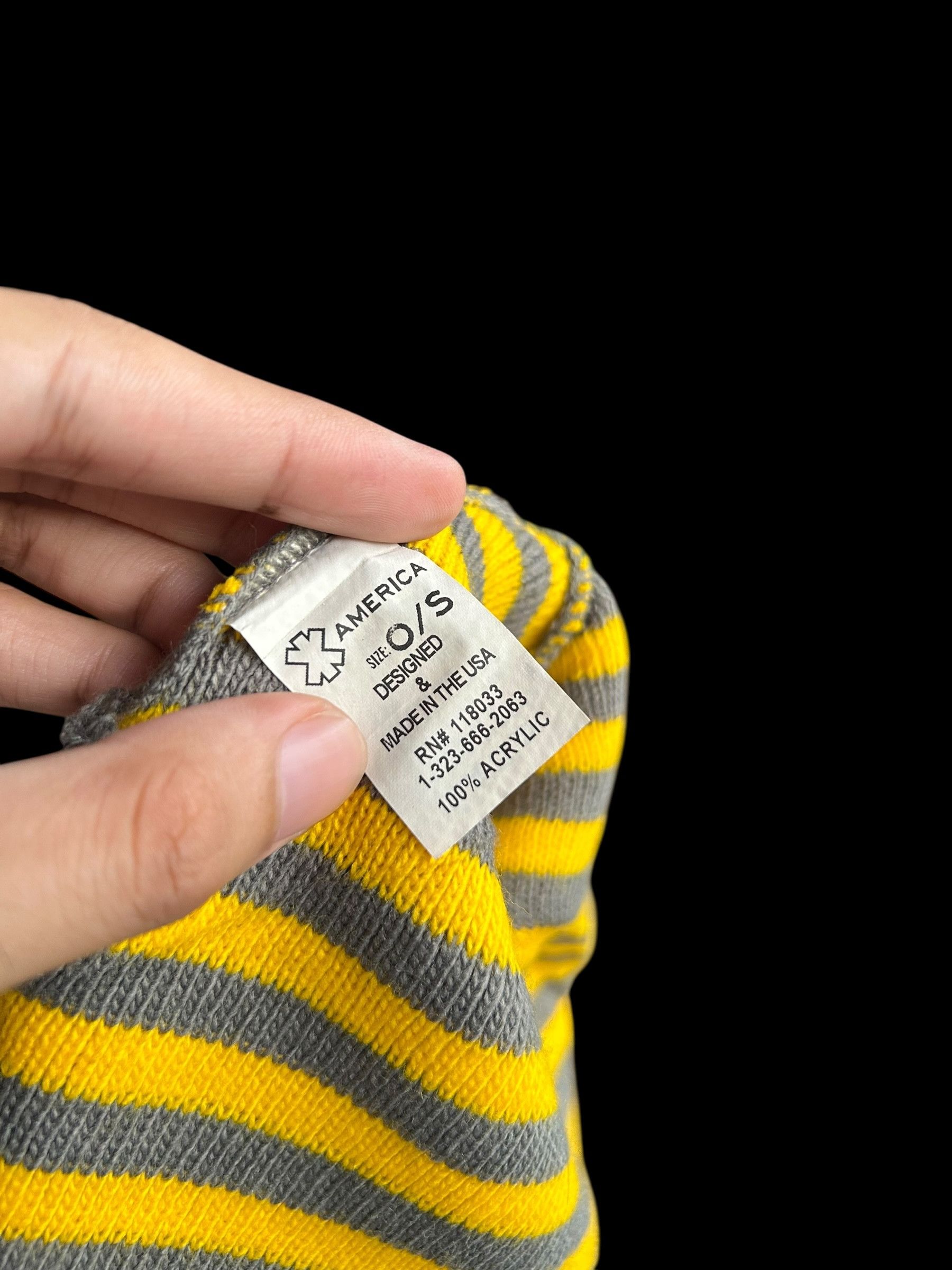 Japanese Brand × Kapital × Vintage Stripe Vintage Made in Usa Beanie Hats Size ONE SIZE - 5 Thumbnail
