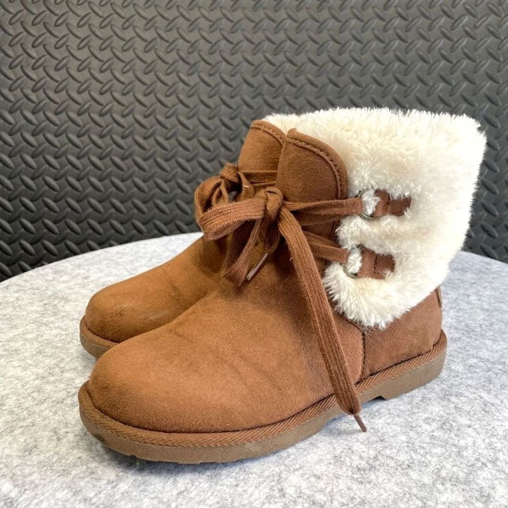 Vintage C&C California Makalu Brown Winter Suede Lace Up Ankle Boots Women's Size 5.5 Bootie Brown Suede Womens 5.5 Size US 6 / IT 36 - 3 Thumbnail