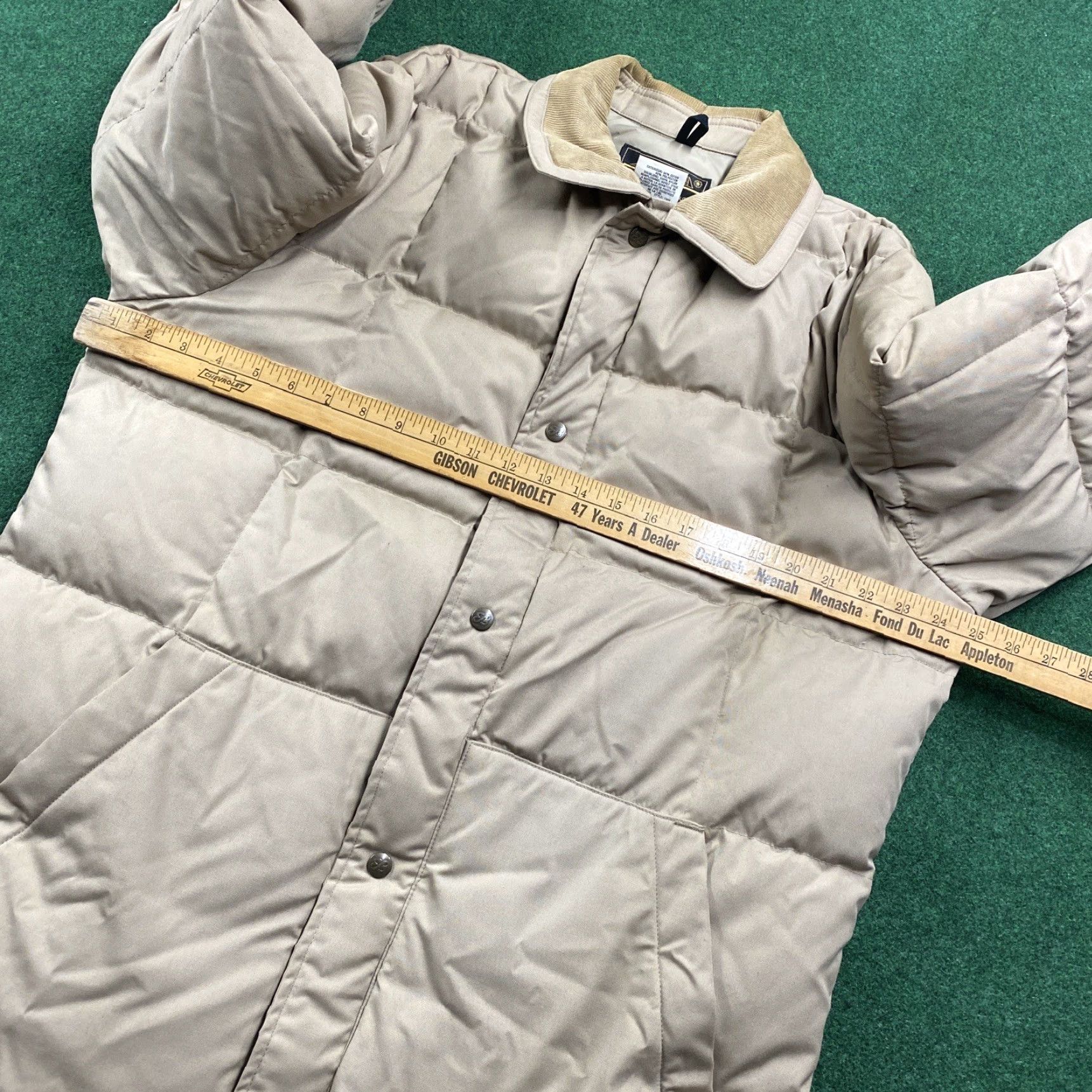 Eddie Bauer VINTAGE Eddie Bauer Goose Down Puffer Jacket Mens L Beige 70S Quilted Parka USA 3-in-1 Jacket Down Insulated Full Zip Lined Size US L / EU 52-54 / 3 - 7 Thumbnail