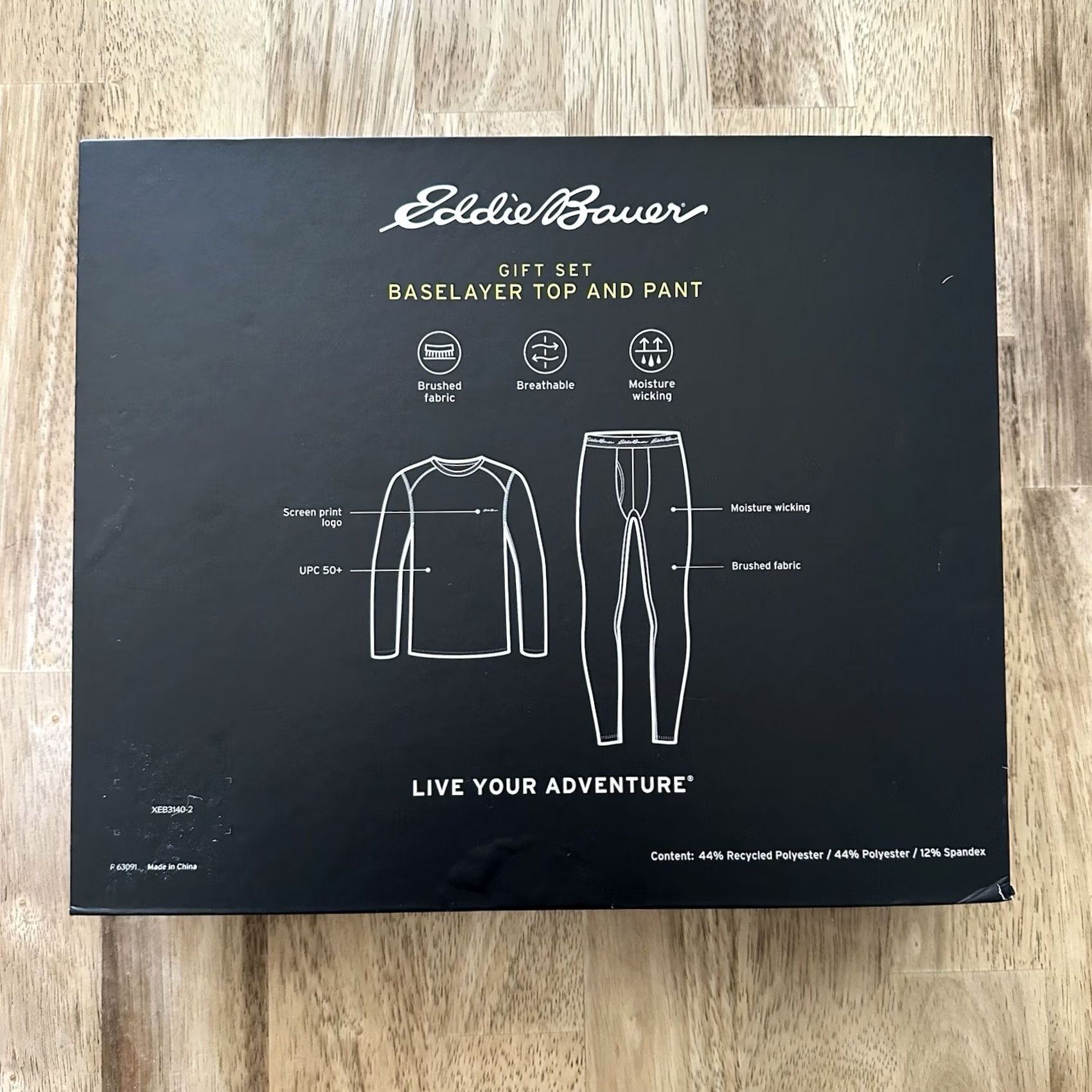 Eddie Bauer Eddie Bauer Base Layer Set Long Sleeve Shirt Top & Pants Grey Mens Size S Size US S / EU 44-46 / 1 - 5 Thumbnail