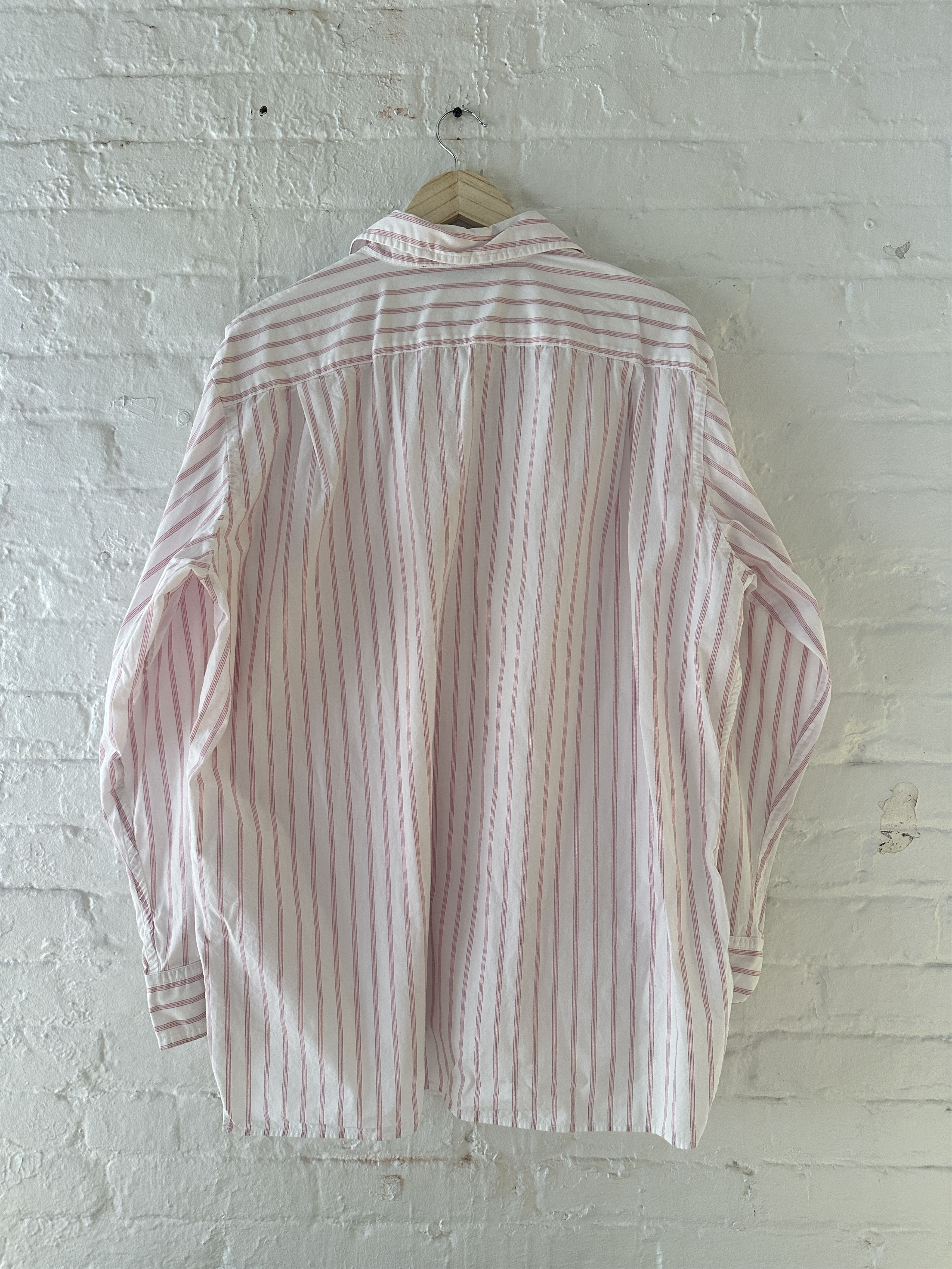 Acne Studios Acne Studios Striped Oversized Shirt Size US XL / EU 56 / 4 - 4 Thumbnail