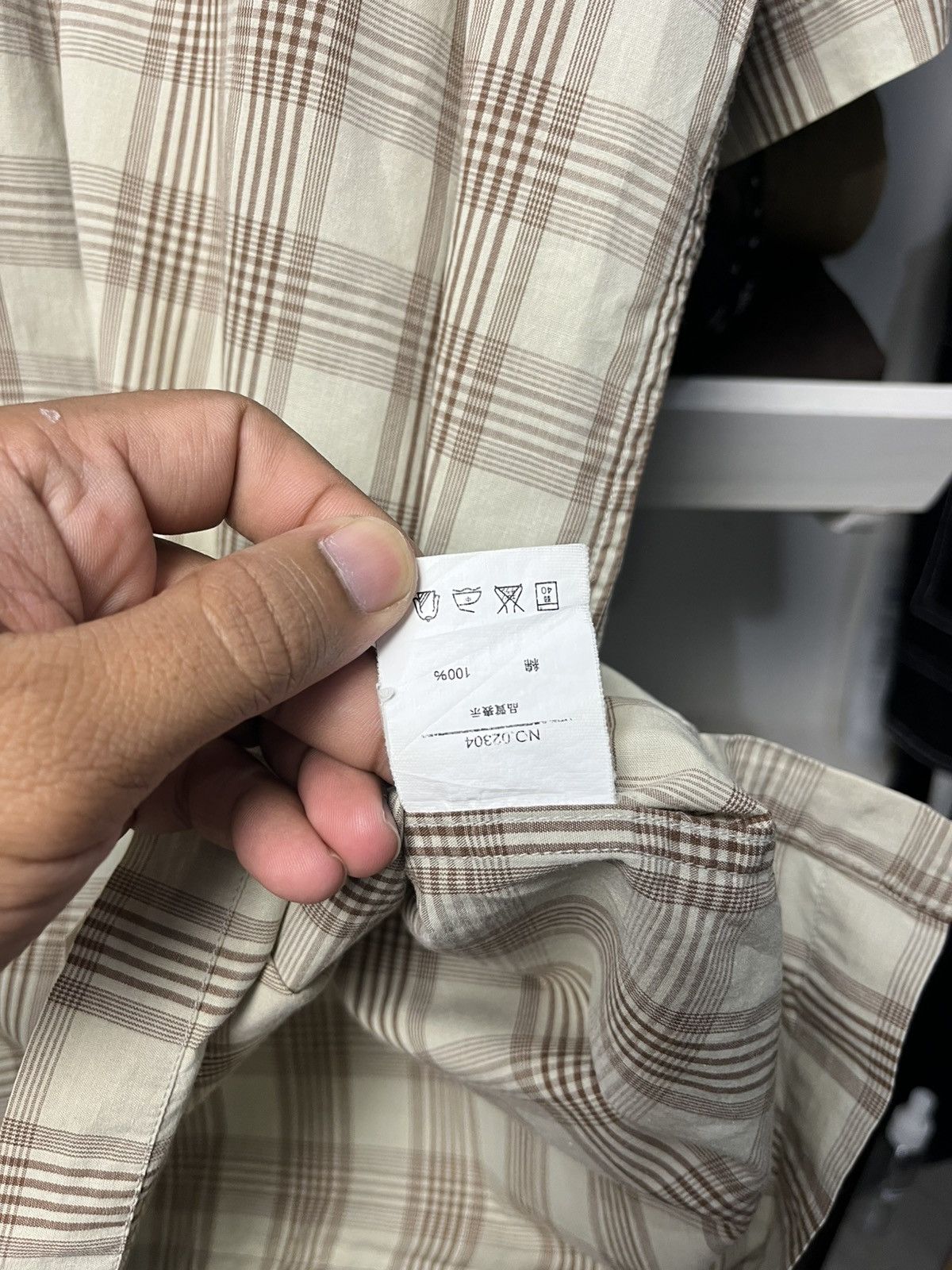 Yohji Yamamoto Yohji Yamamoto Ysaccs Sacsny Plaid Work Shirt Size US XXL / EU 58 / 5 - 5 Thumbnail