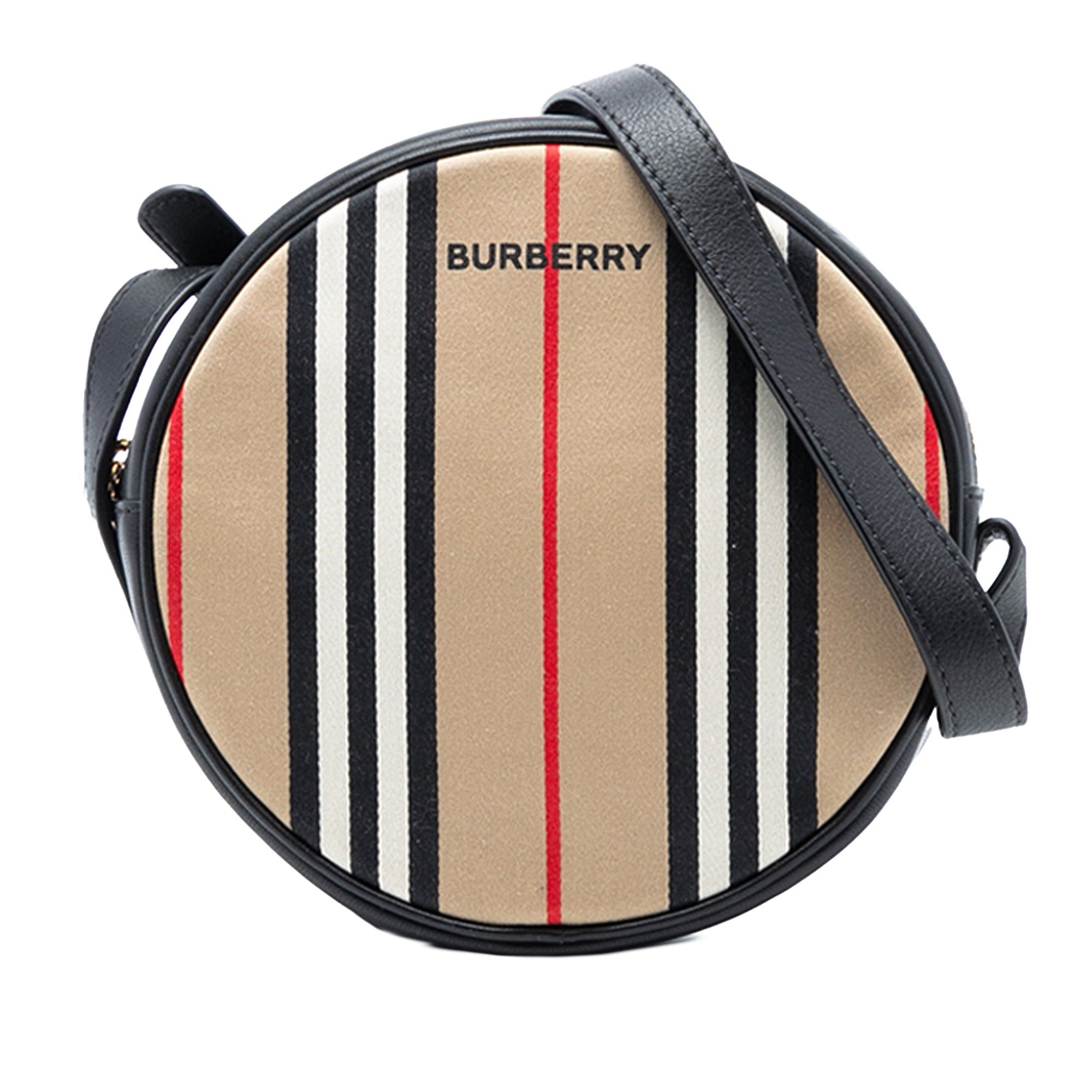 Burberry Icon Stripe Canvas Louise Crossbody Size ONE SIZE - 1 Thumbnail